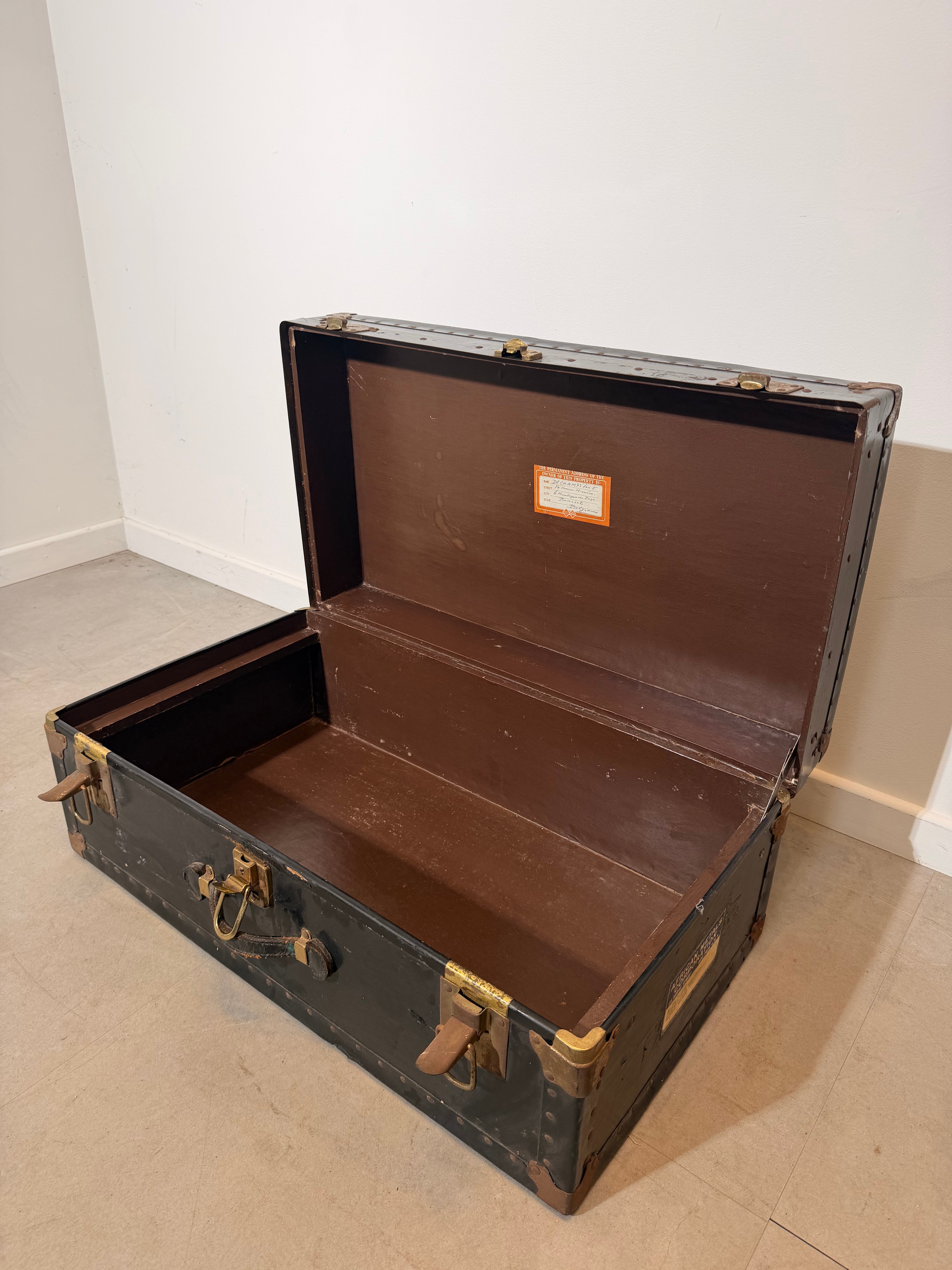Antique Black Steamer