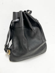 Sac trotteur catogan noir Delvaux
