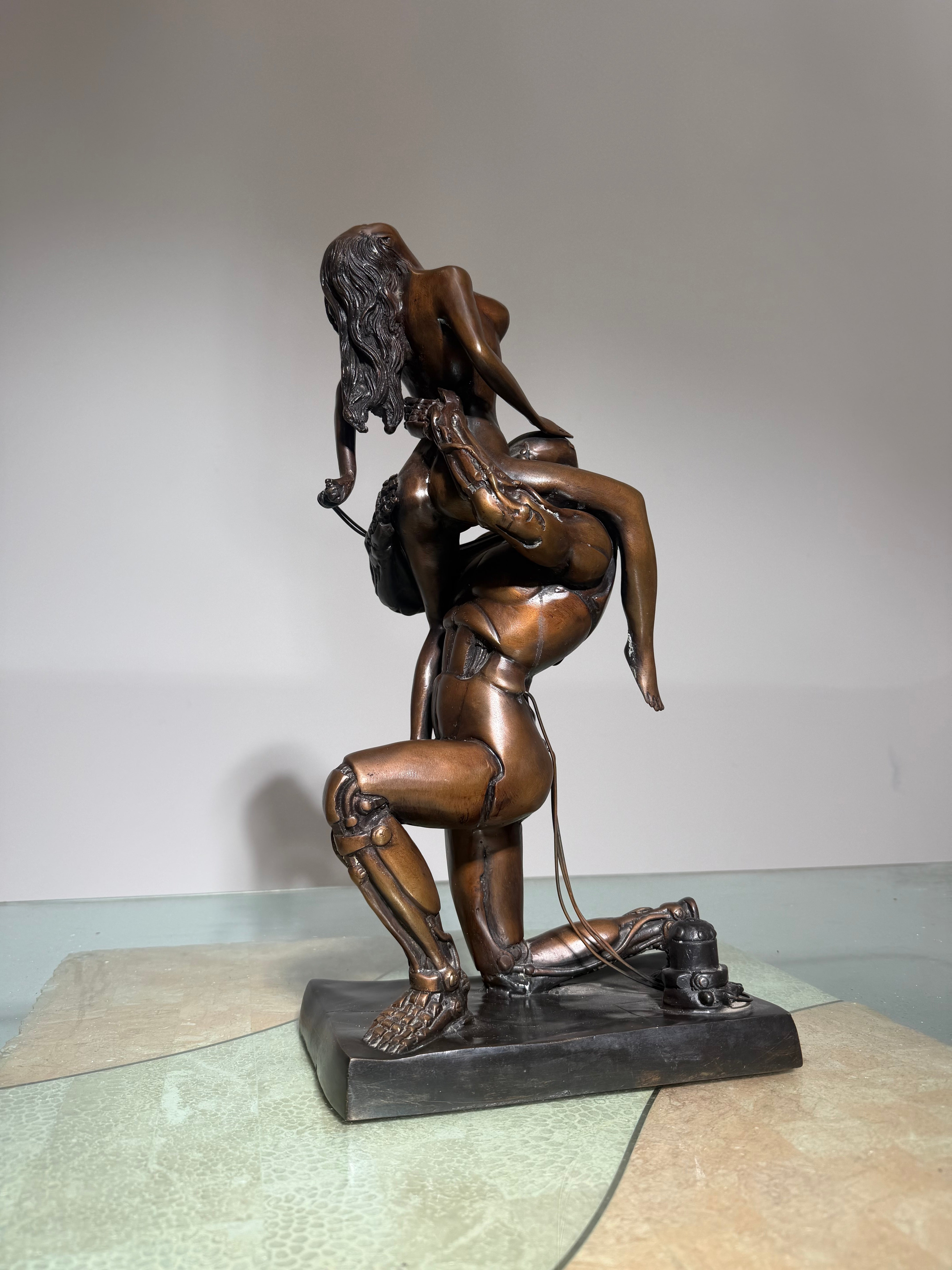Bronze Sculpture “Techno Lover” after Rodolfo Bucacio
