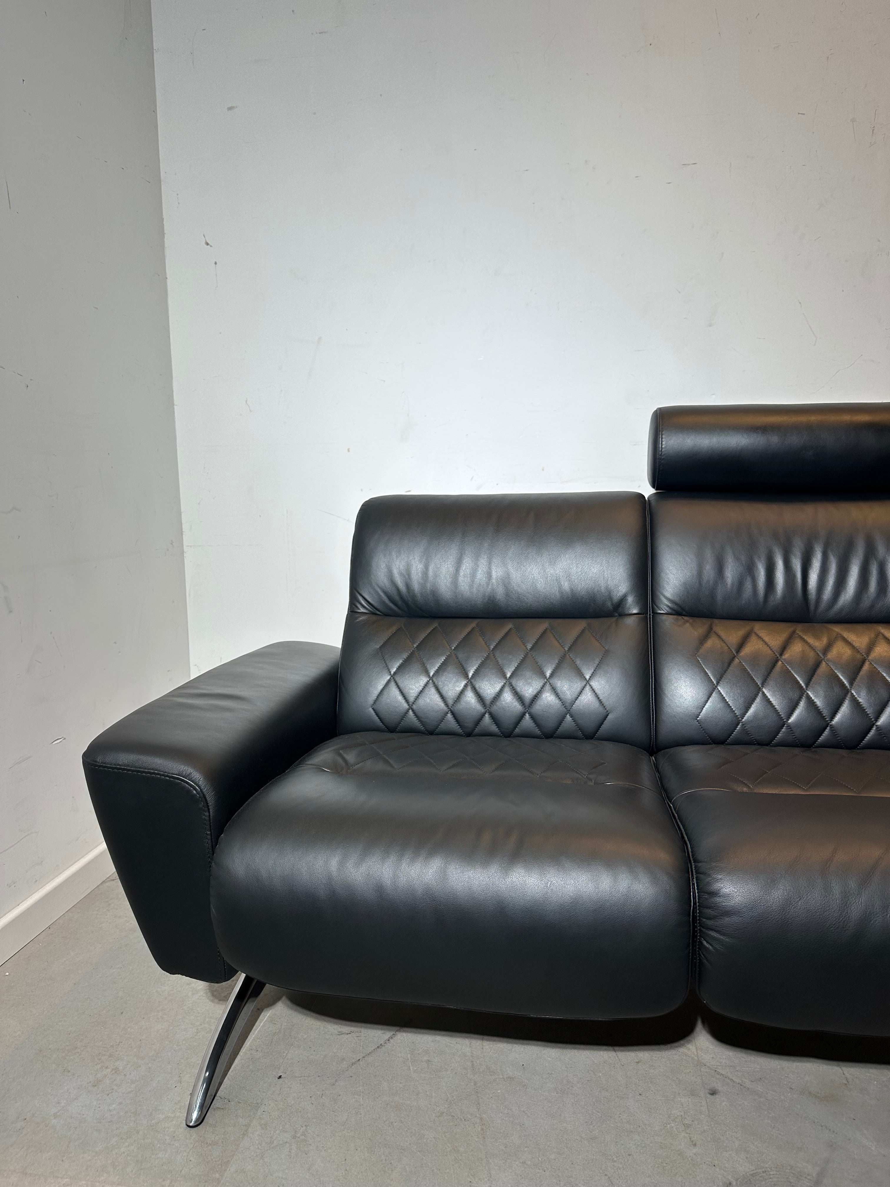 Stressless 2-seat sofa – black leather