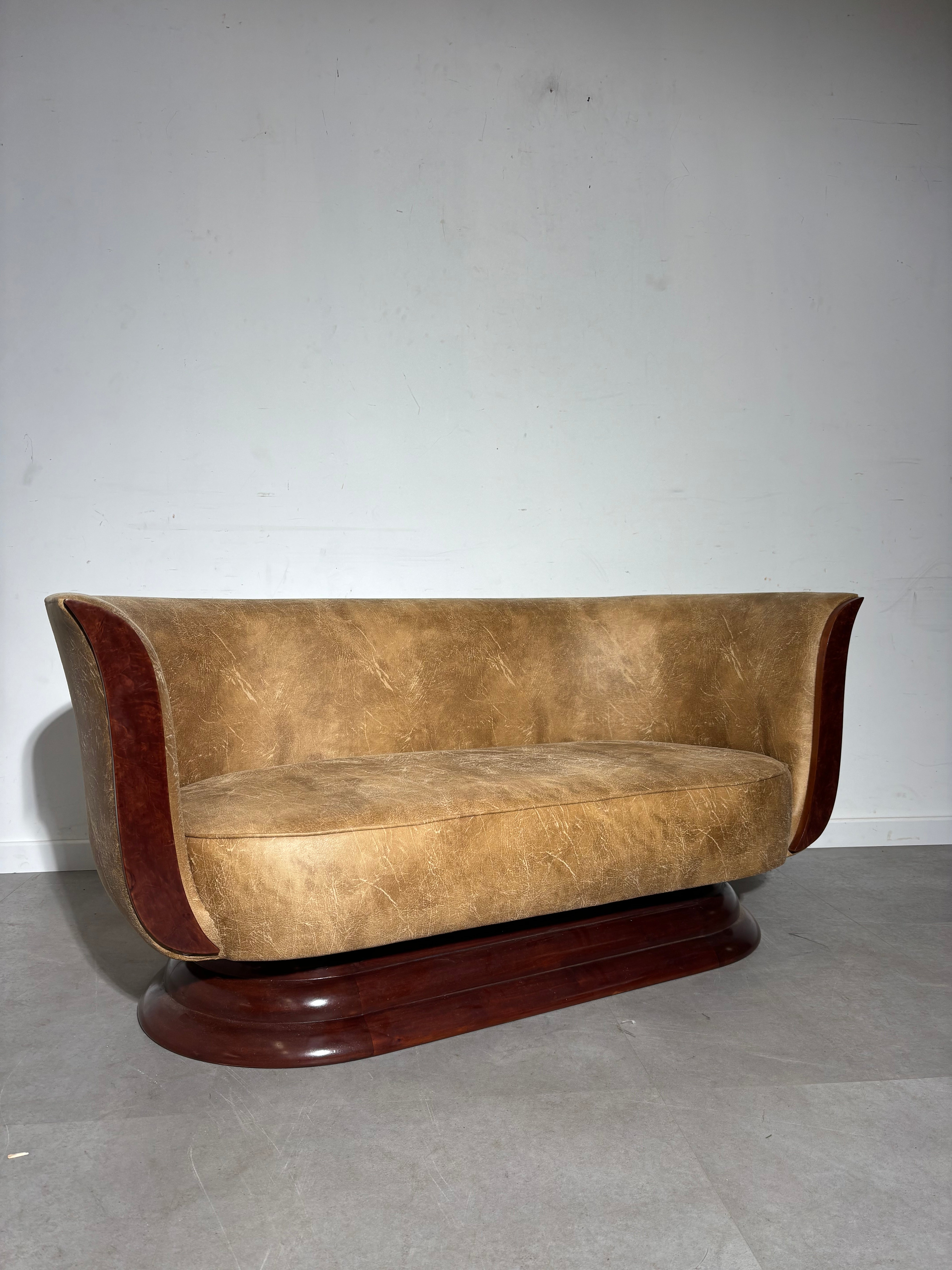 Art Deco “ Hotel Le Malandre” Sofa