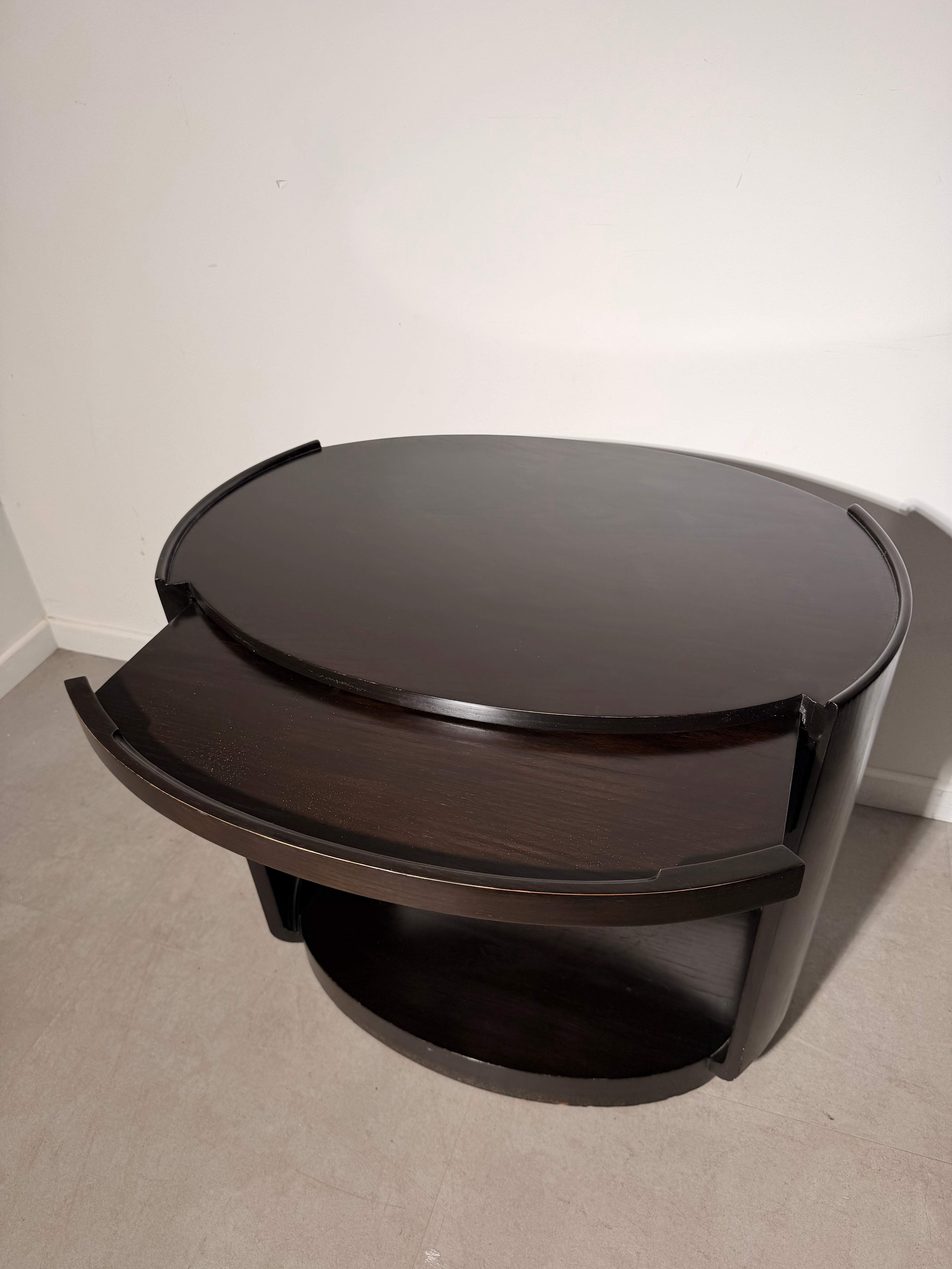 McGuire Dark Wood Console Table