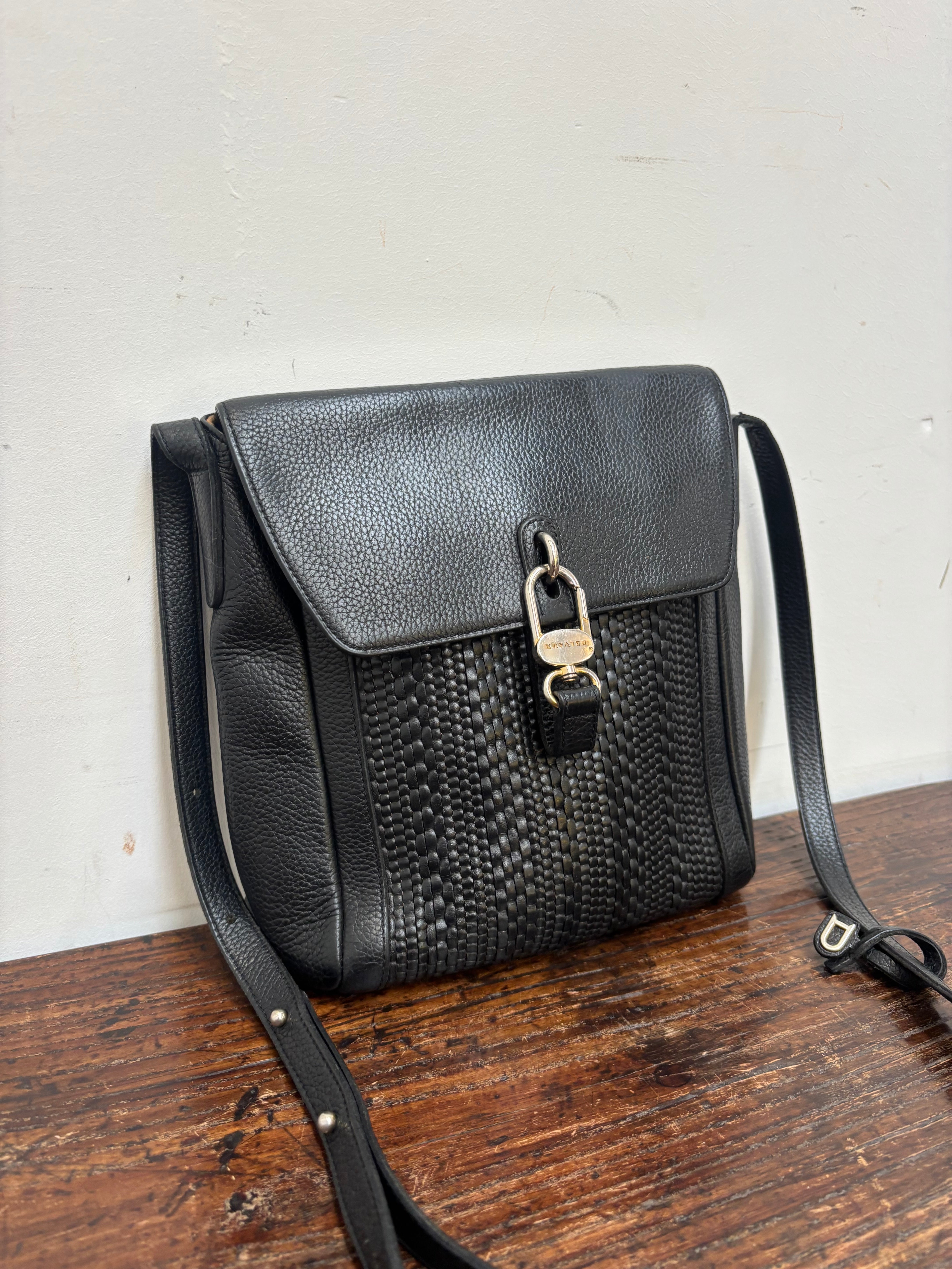 Delvaux « Rubis » Toile de cuire