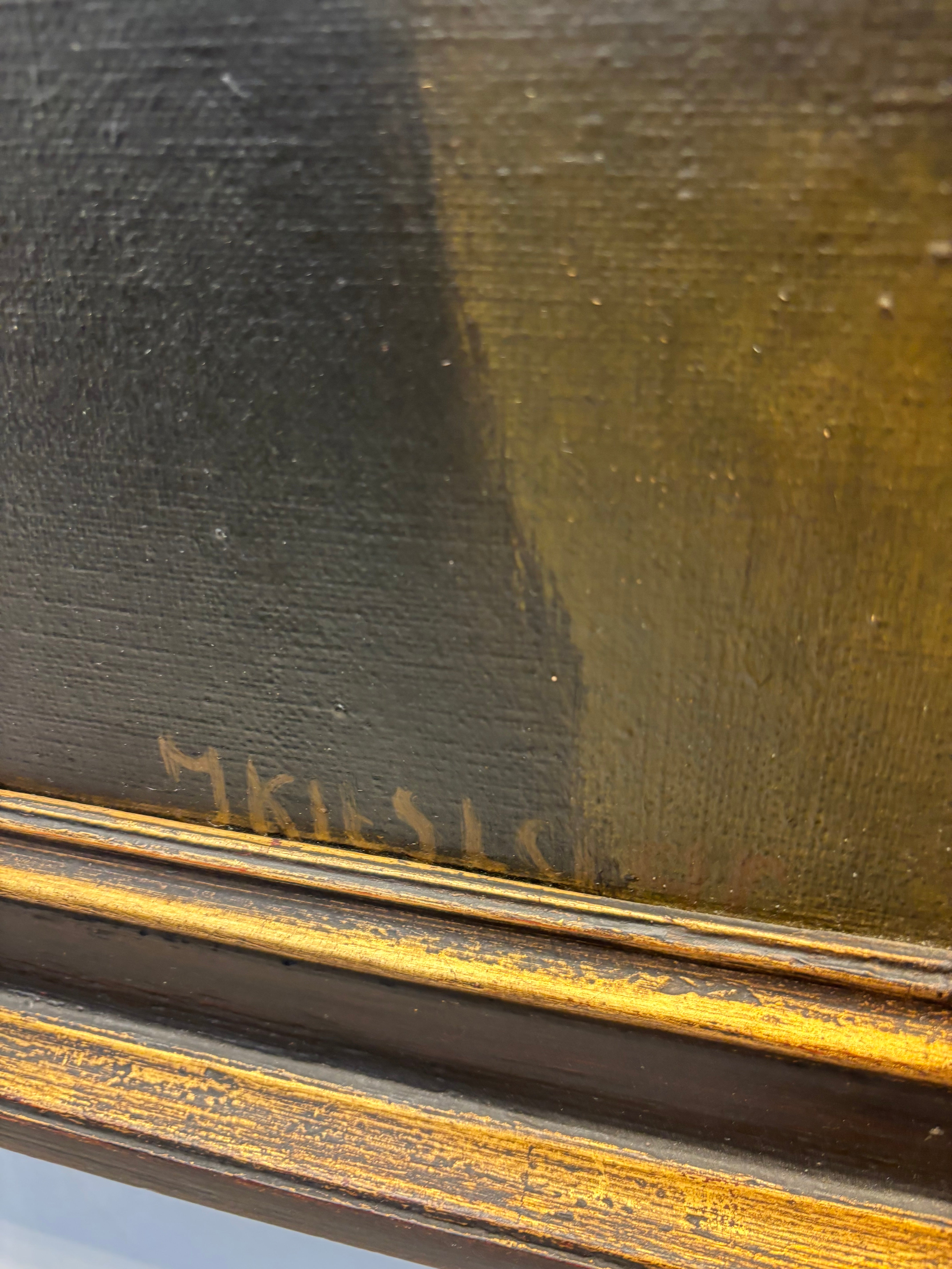 Hans Kitslaar - Potrait - Huile sur toile