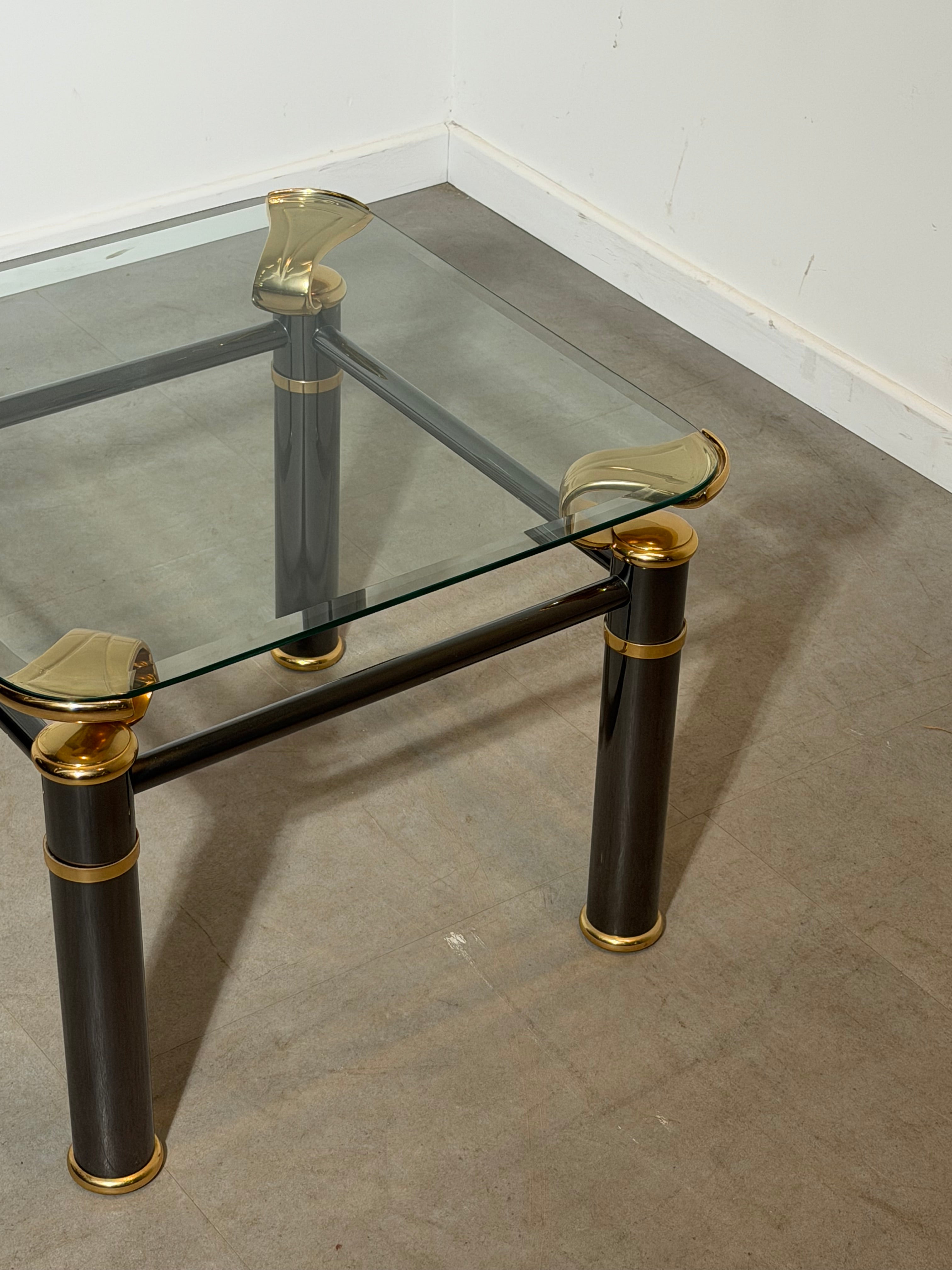 Regency Sidetable with Glass top - 60 x 60