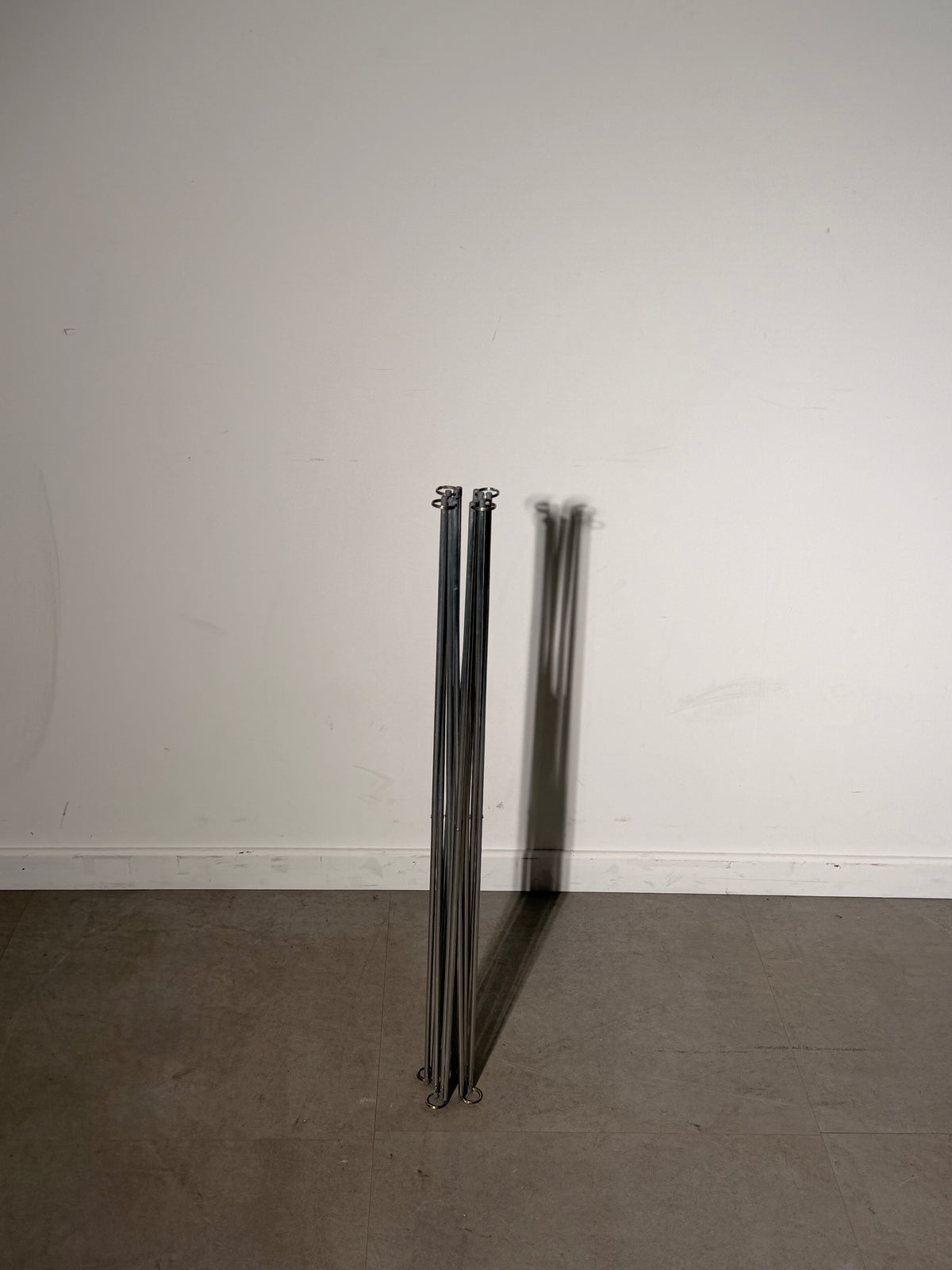Bjart Folding Glass Side Table
