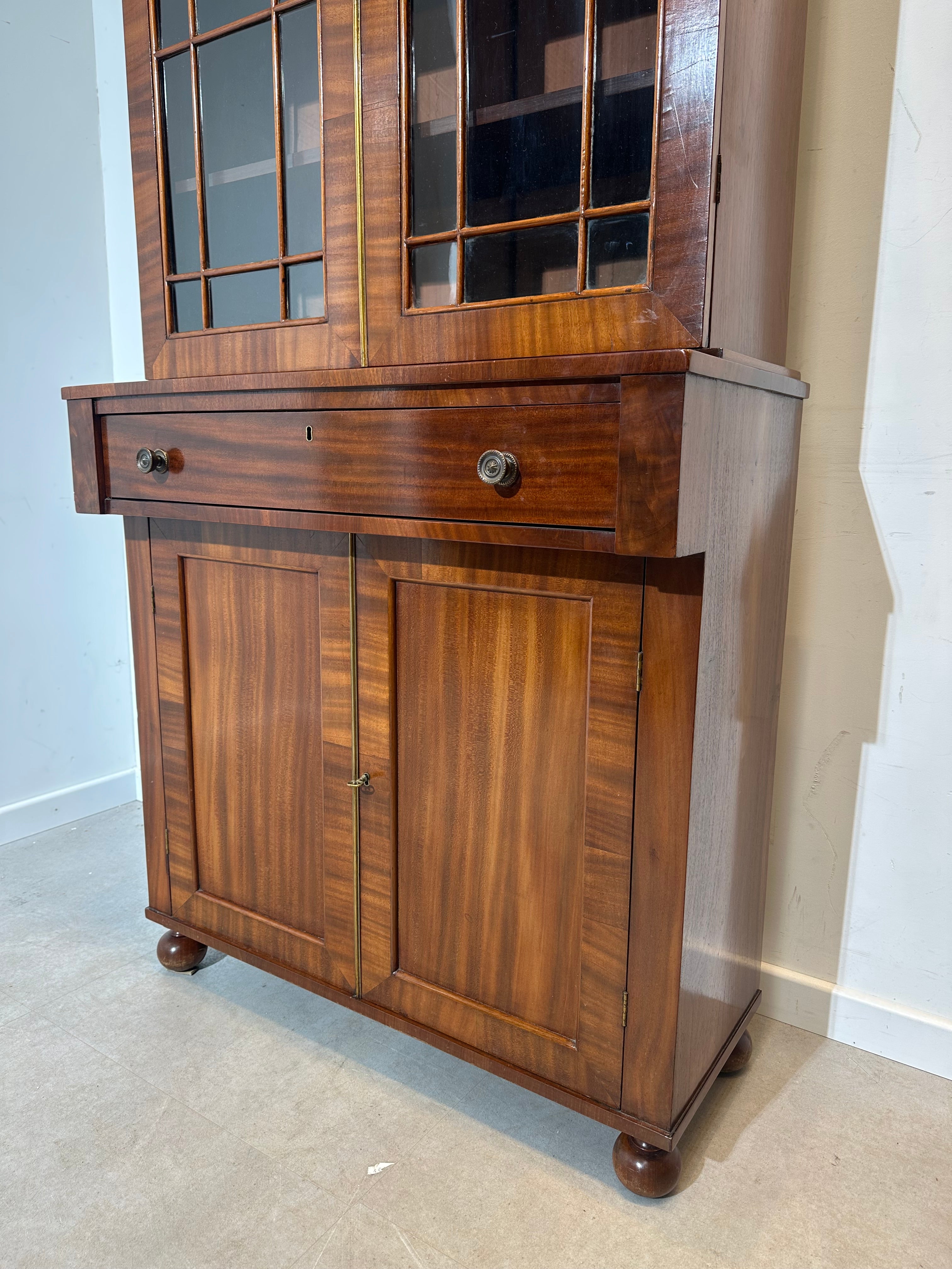 Antique Mahogany Display Cabinet