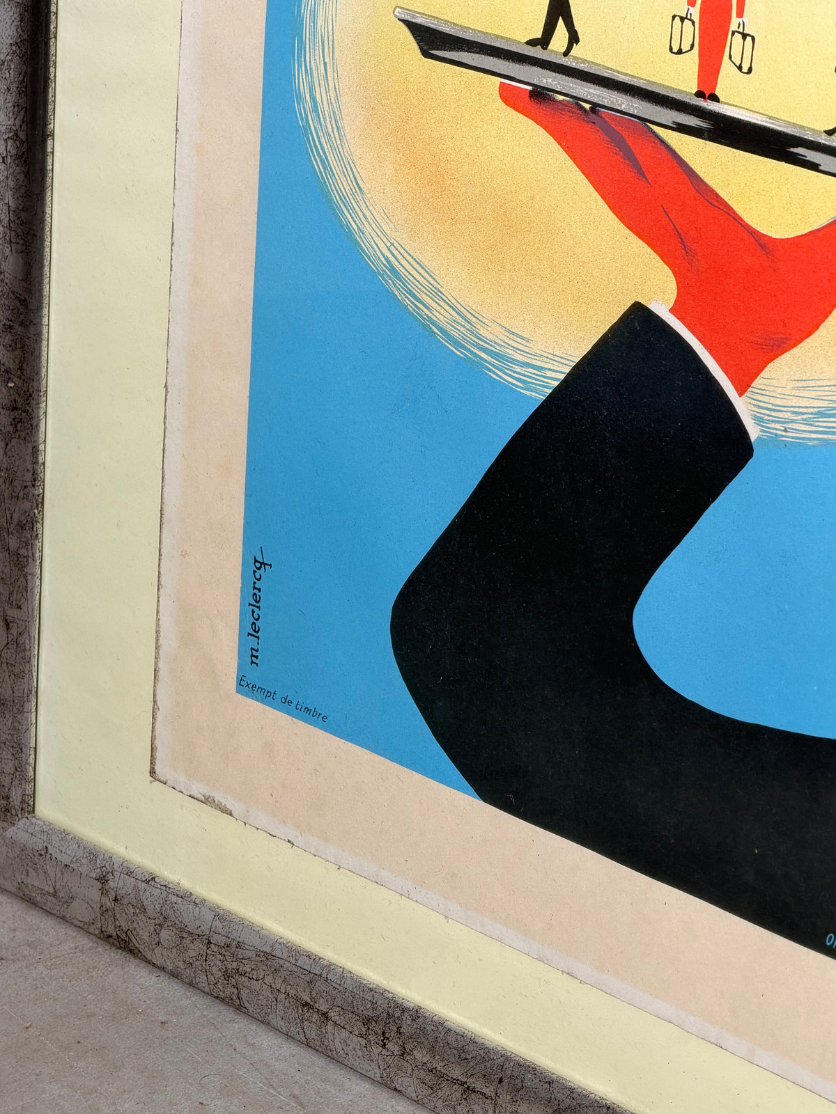 Original Expo 58 Poster “Service et Sourire” by M. Leclercq (1958)
