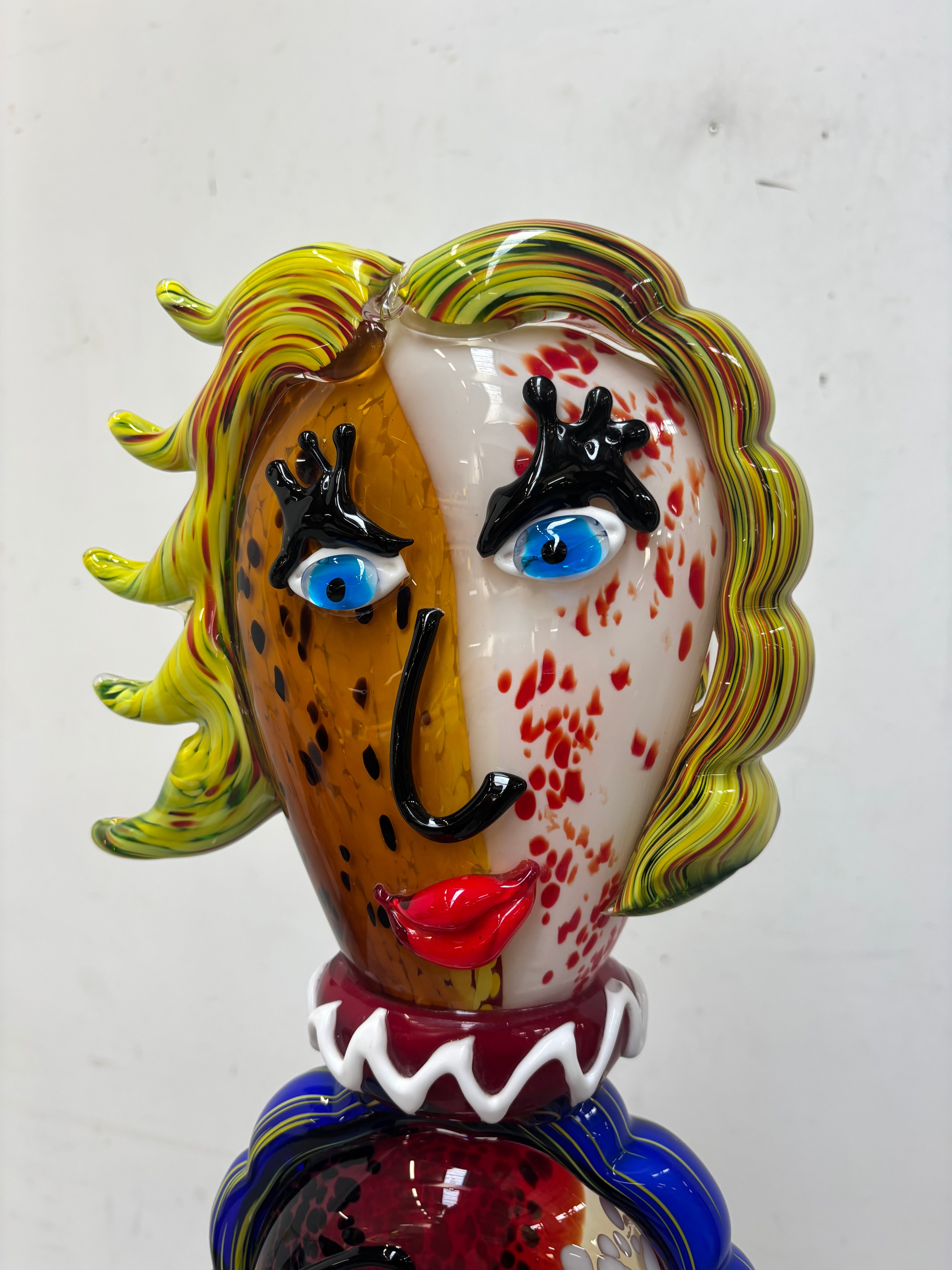 Abstracte figuur van Murano-glas, 90 cm.