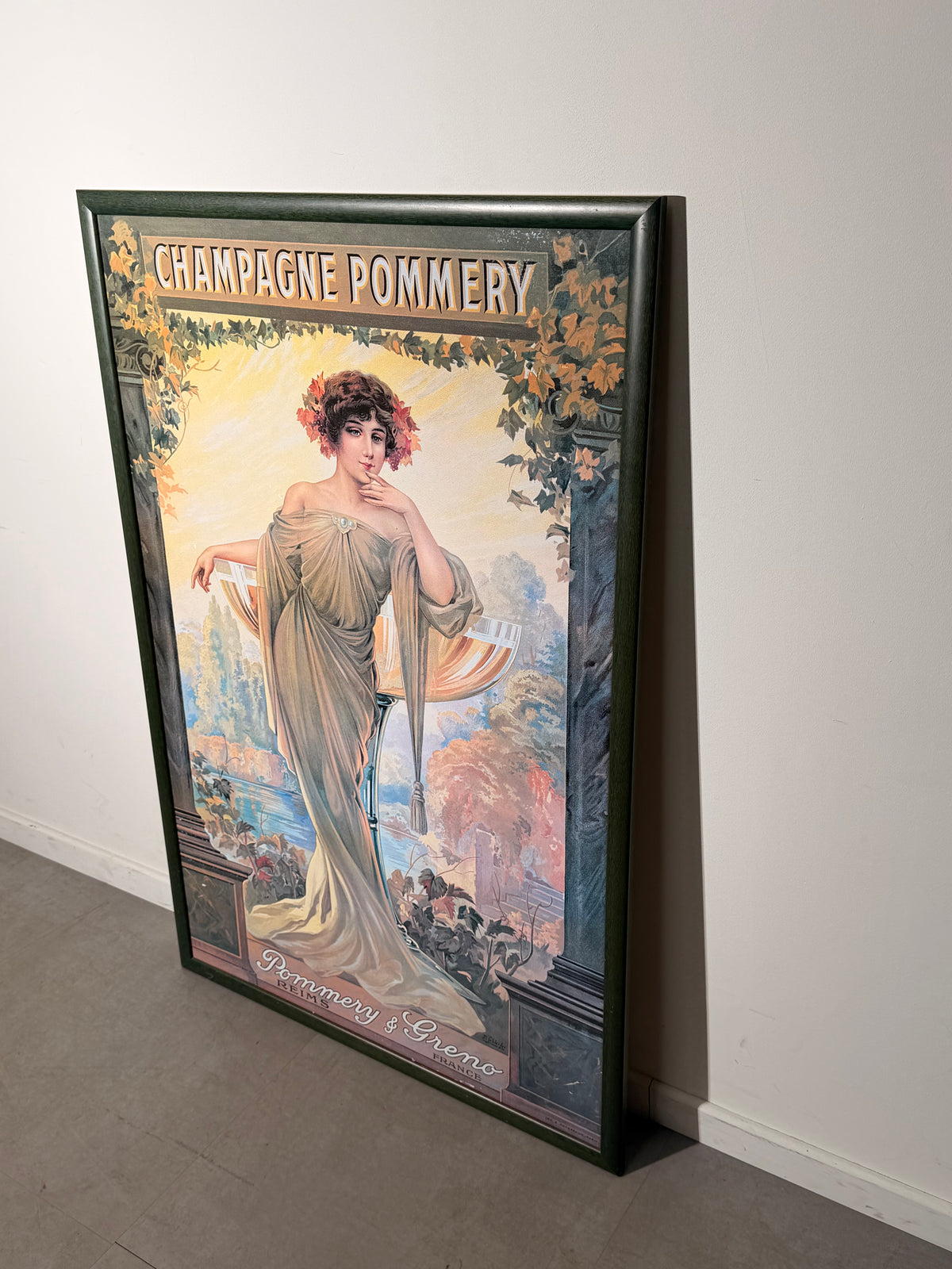 Champagne Pommery & Greno Art Nouveau Advertising Poster