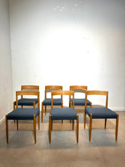 Chaises de salle à manger scandinaves style milieu du siècle – Ensemble de 6