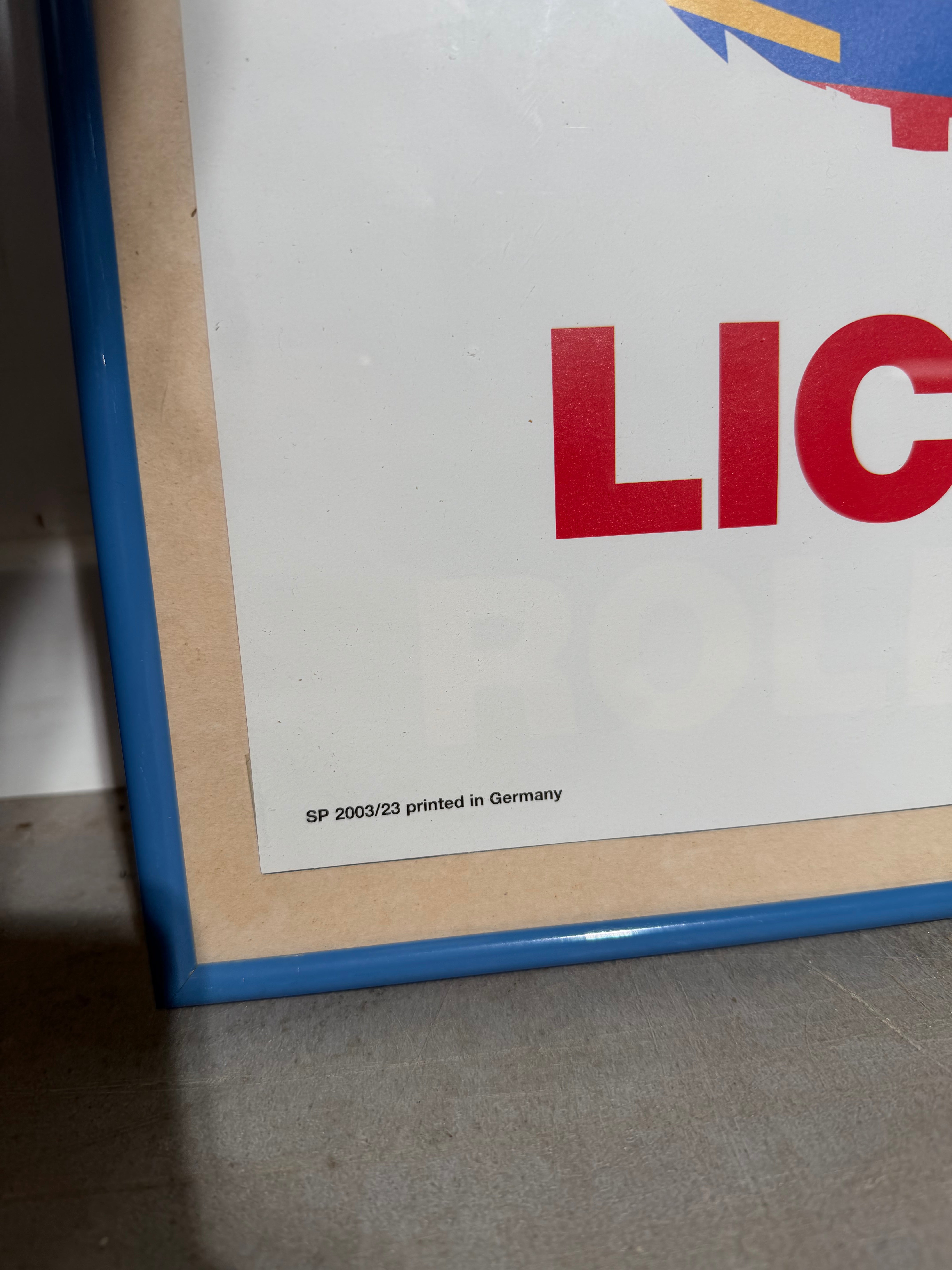 The Rolling Stones – Licks World Tour 2002/03 – Framed Poster