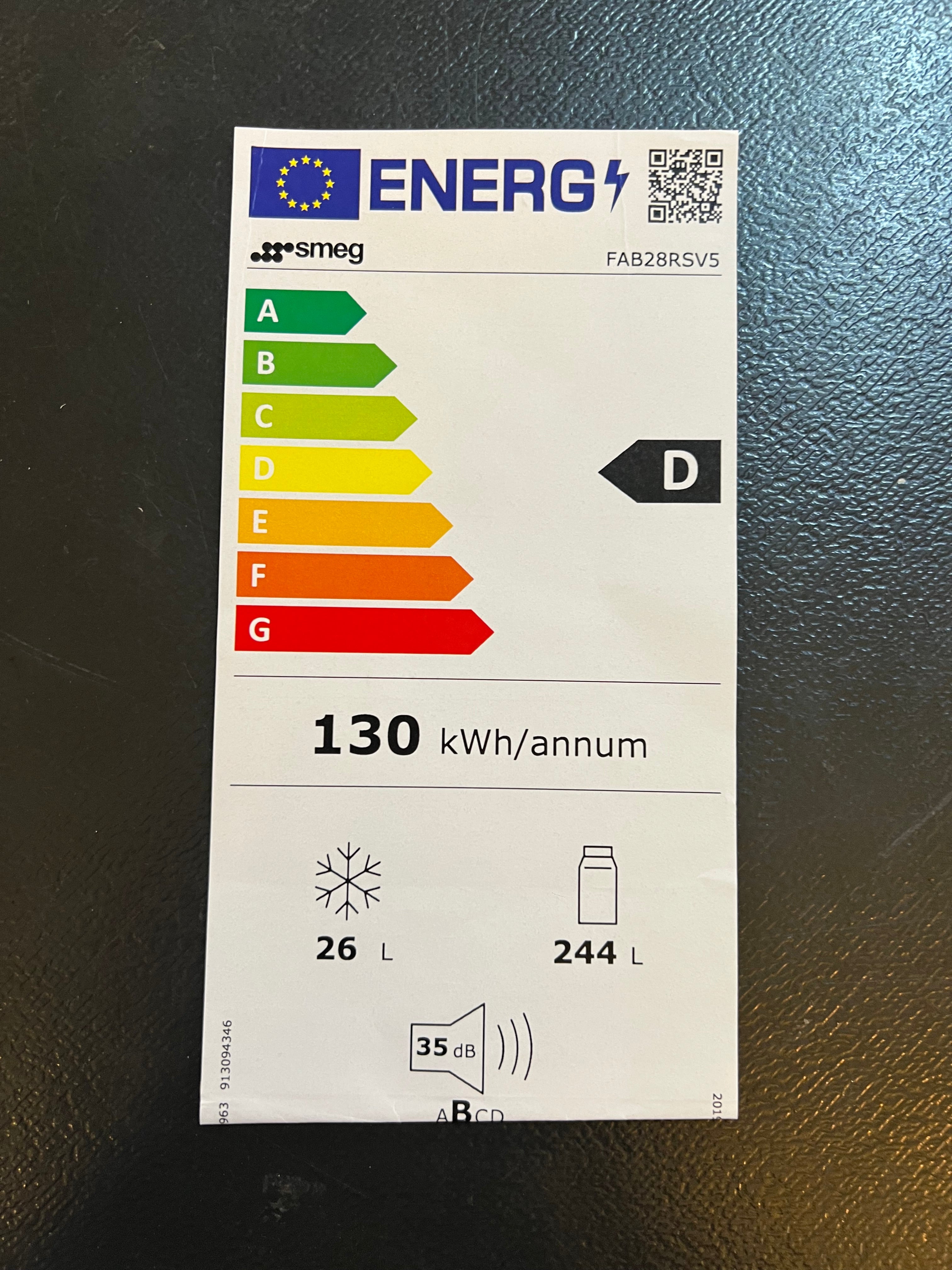 SMEG Retro Refrigerator – Silver