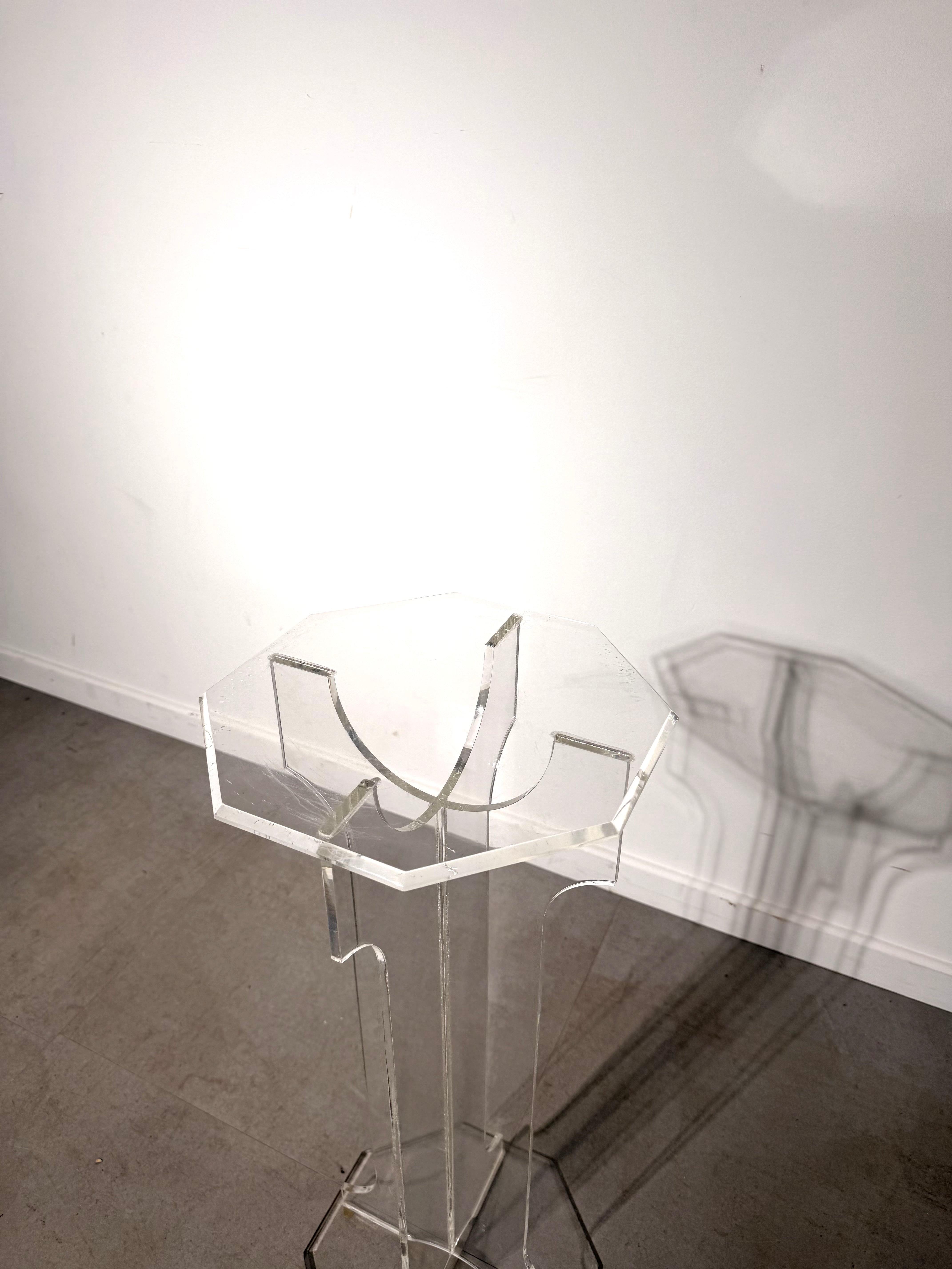 Vintage Lucite Acrylic Pedestal