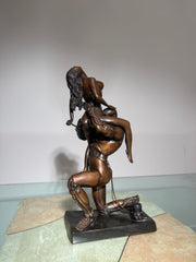Bronze Sculpture “Techno Lover” after Rodolfo Bucacio