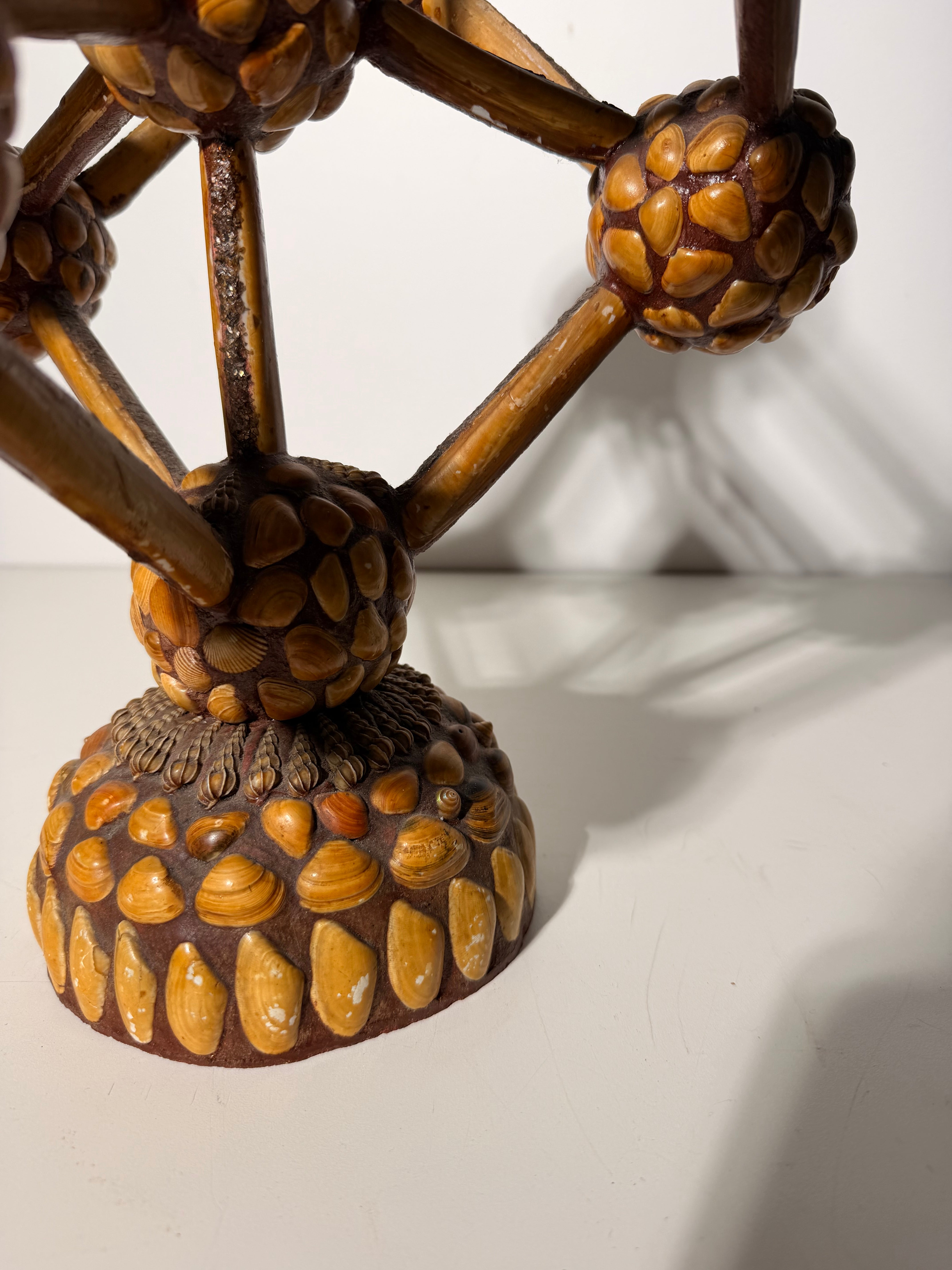 Vintage Handmade Atomium Folk Art Model – Brussels Expo 58
