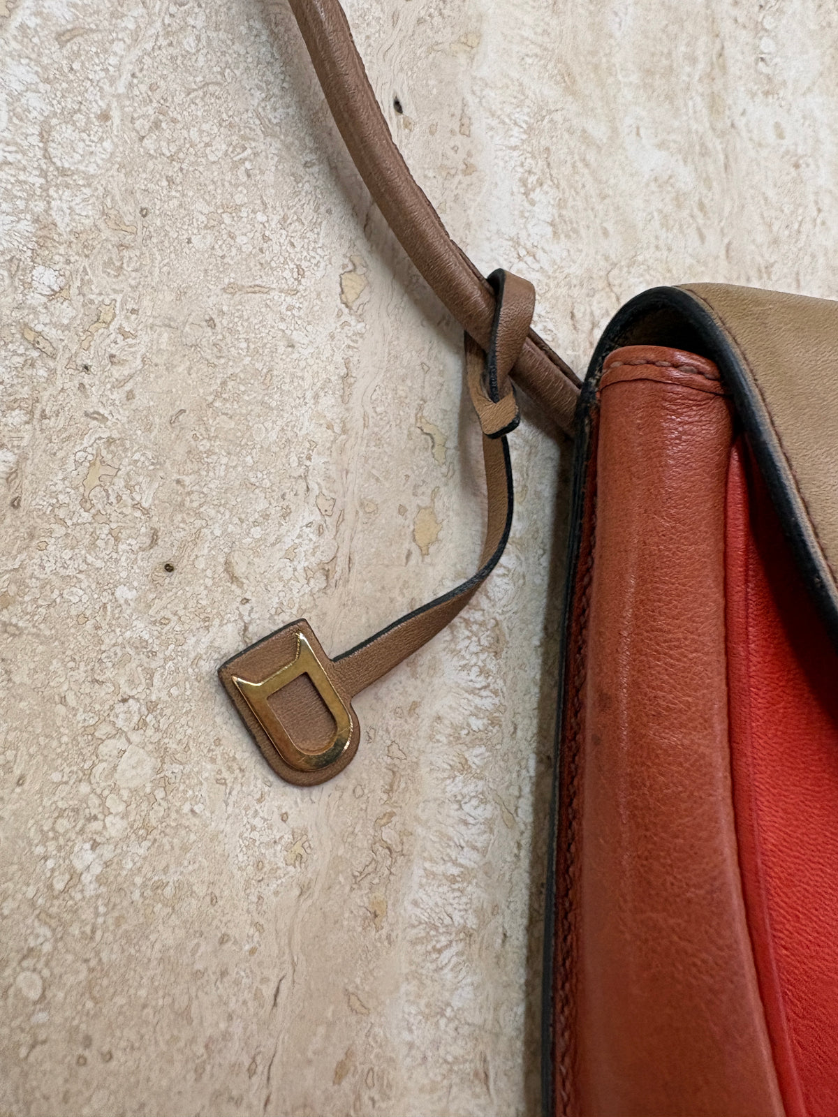 Delvaux Trot Vintage Leather Crossbody Bag