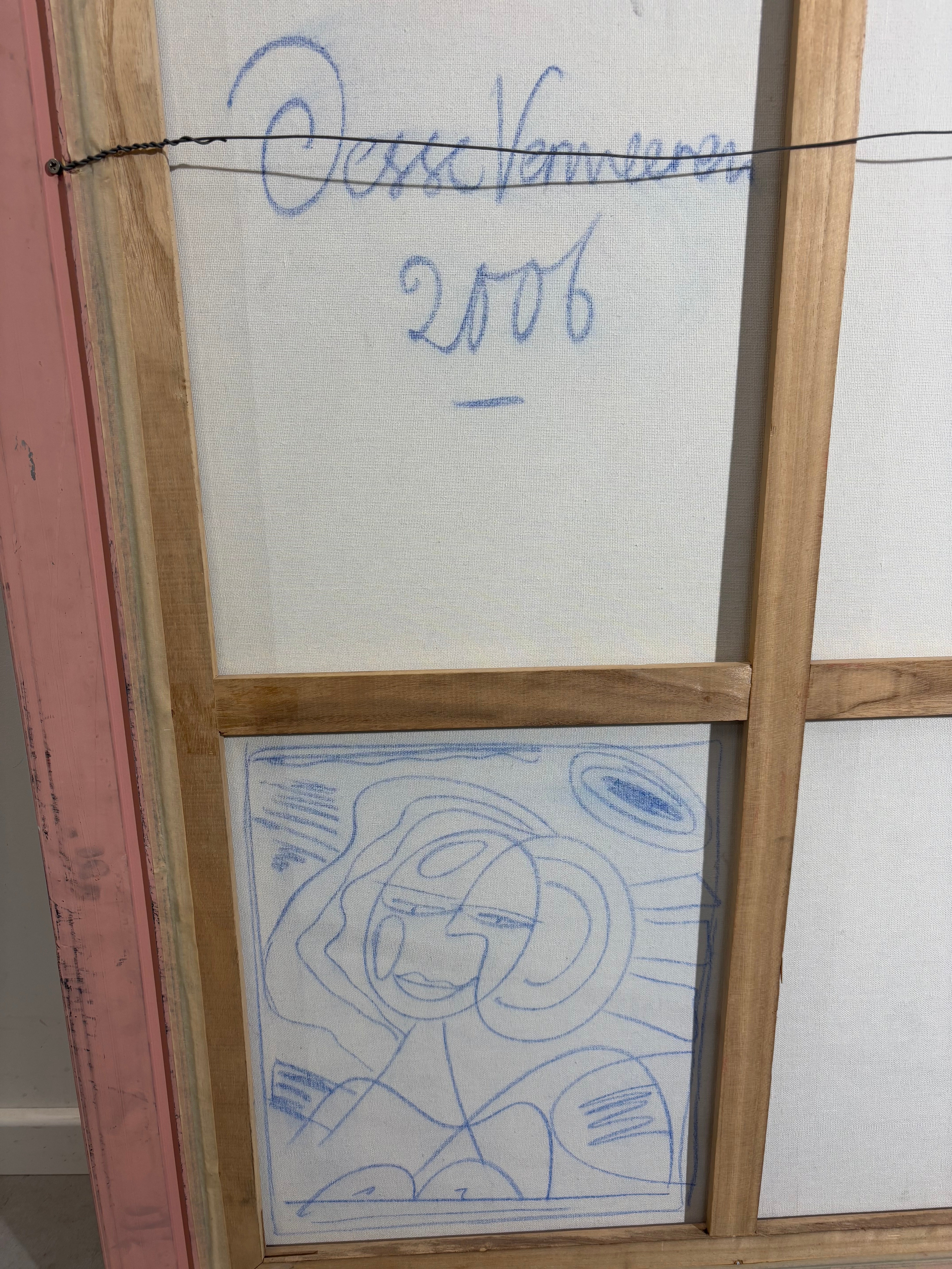 Hedendaagse abstracte compositie van Jesse Vermeeren