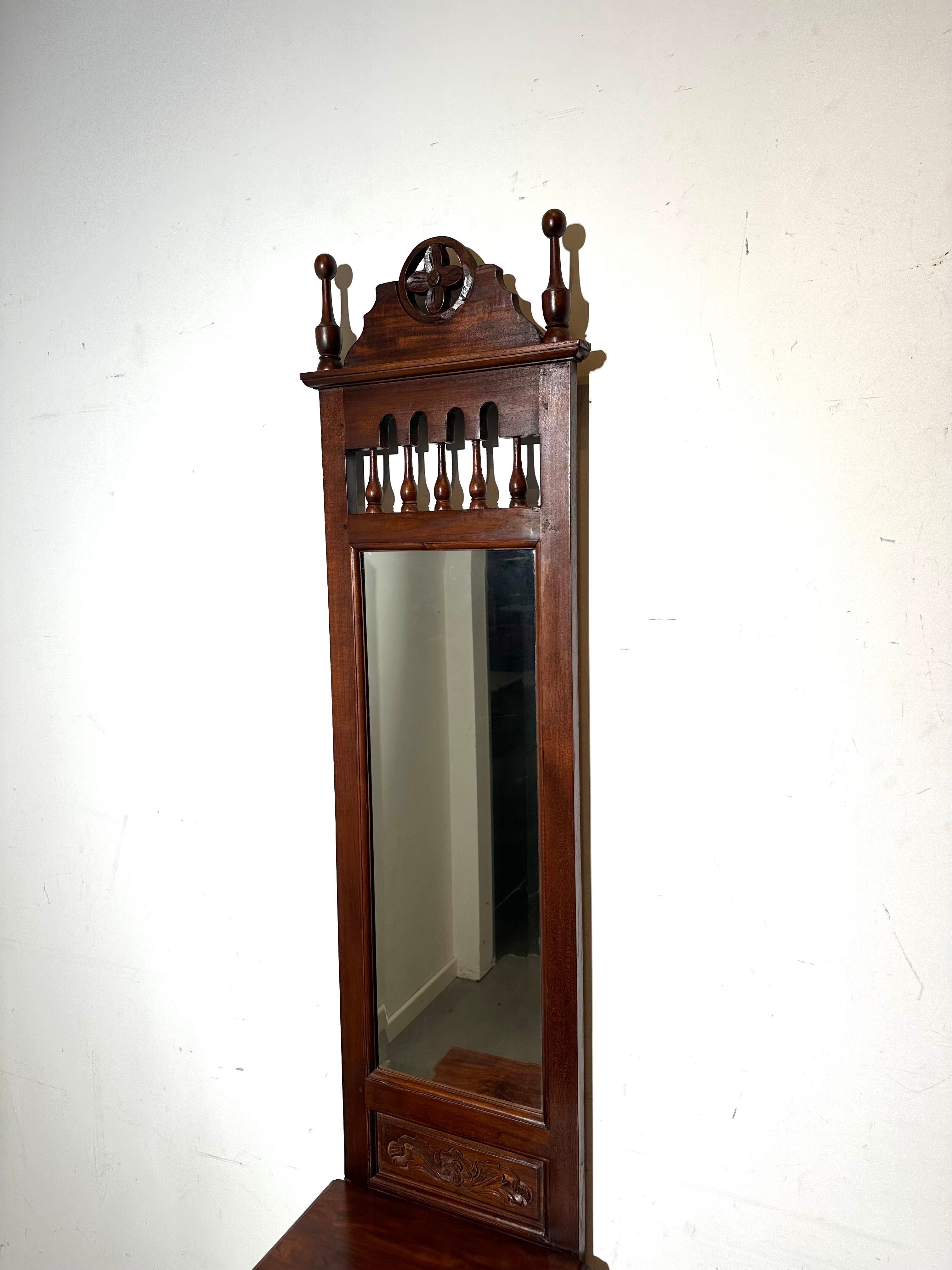 Antique Wooden Hall Stand