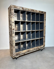 Birch Bark Bookcase by Sophie Gallardo & George Guillaume Cassan