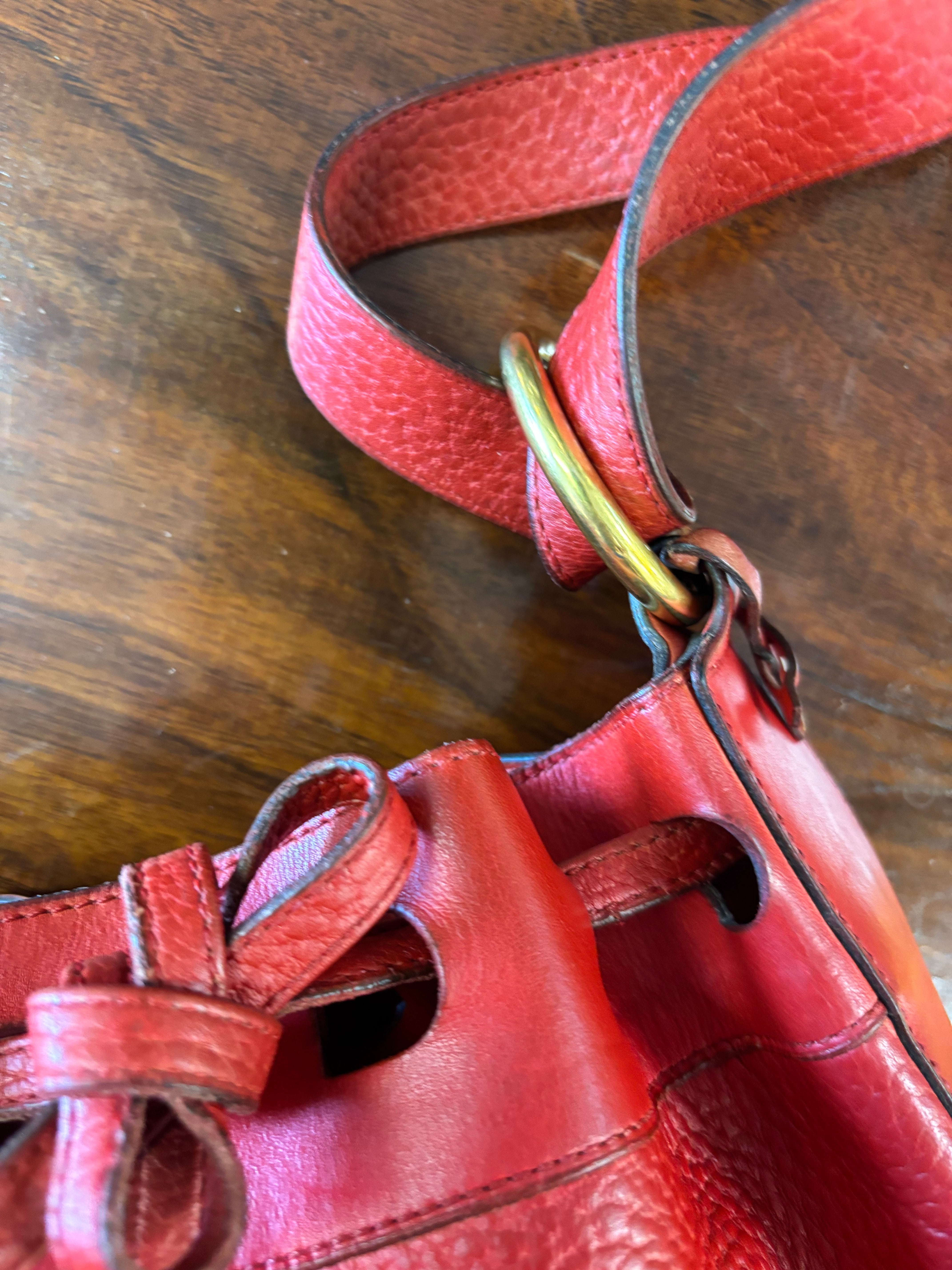 Delvaux “Gibus” Red Bag