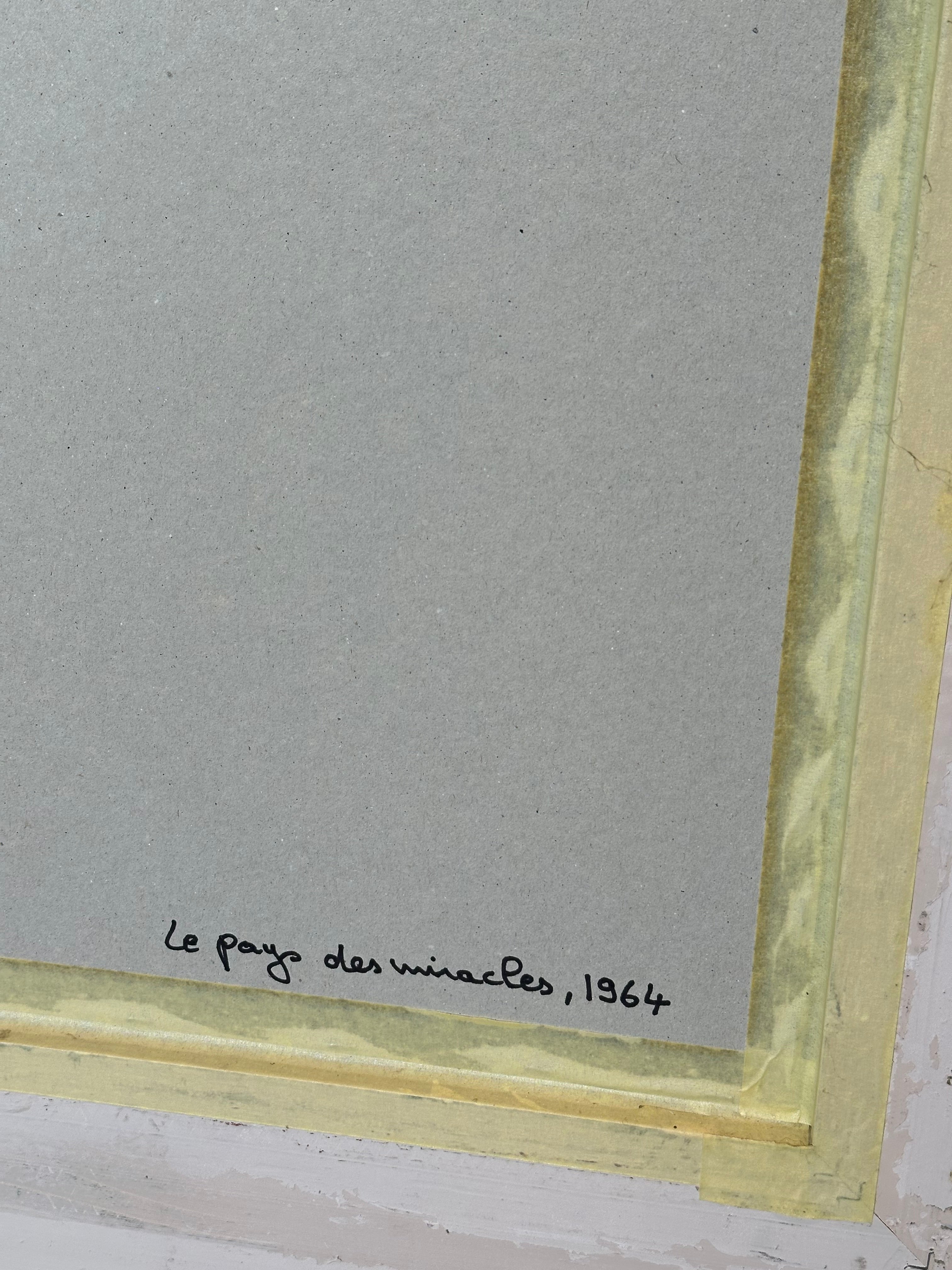 René Magritte – Lithographie Le Pays des Miracles