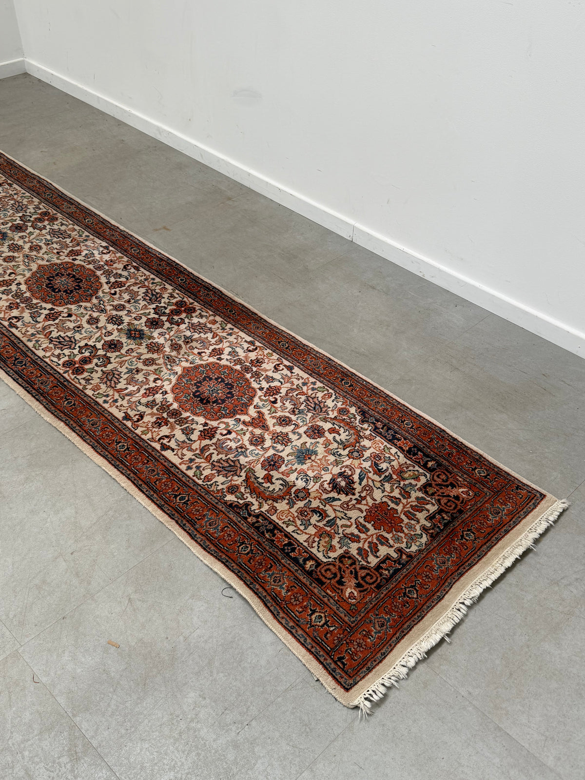 Vintage Persian Style Runner Rug – 365 × 75 cm