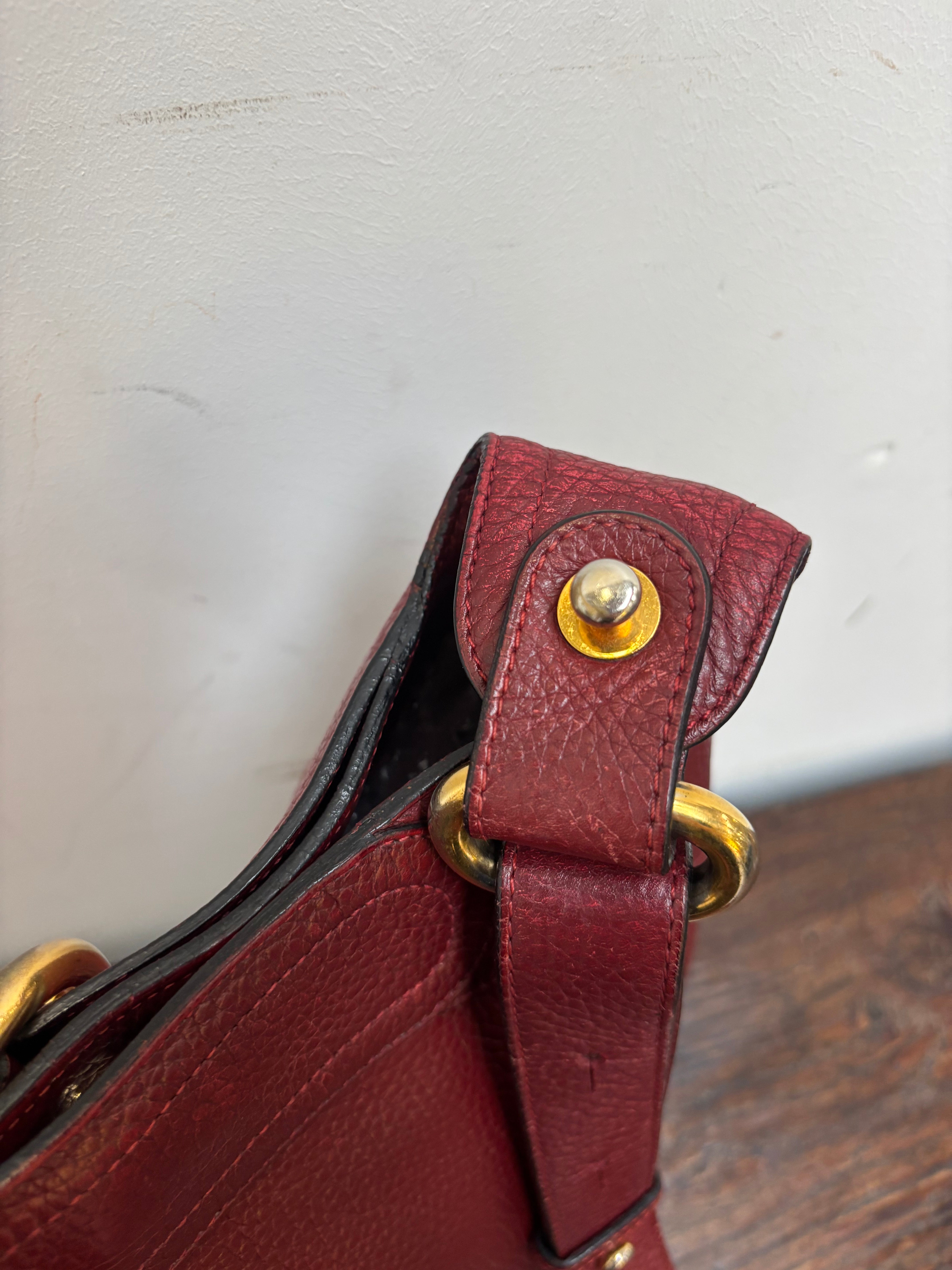 Sac bandoulière Delvaux Souverain rouge