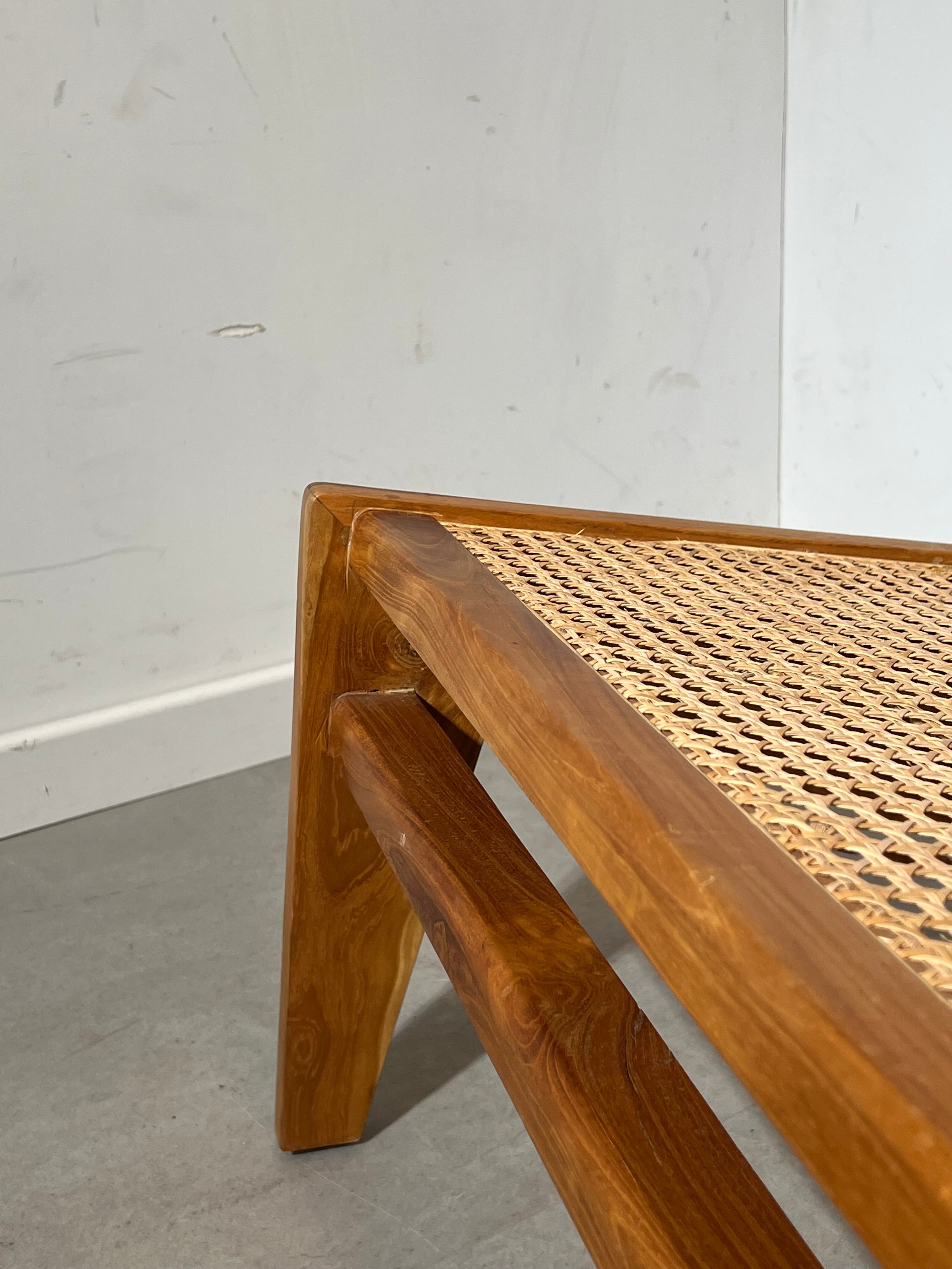 Kangaroo Lounge Chair In Teak & Rattan