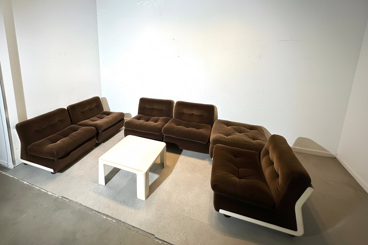 Amanta Modular Sofa Set by Mario Bellini for C&B Italia + Original Table