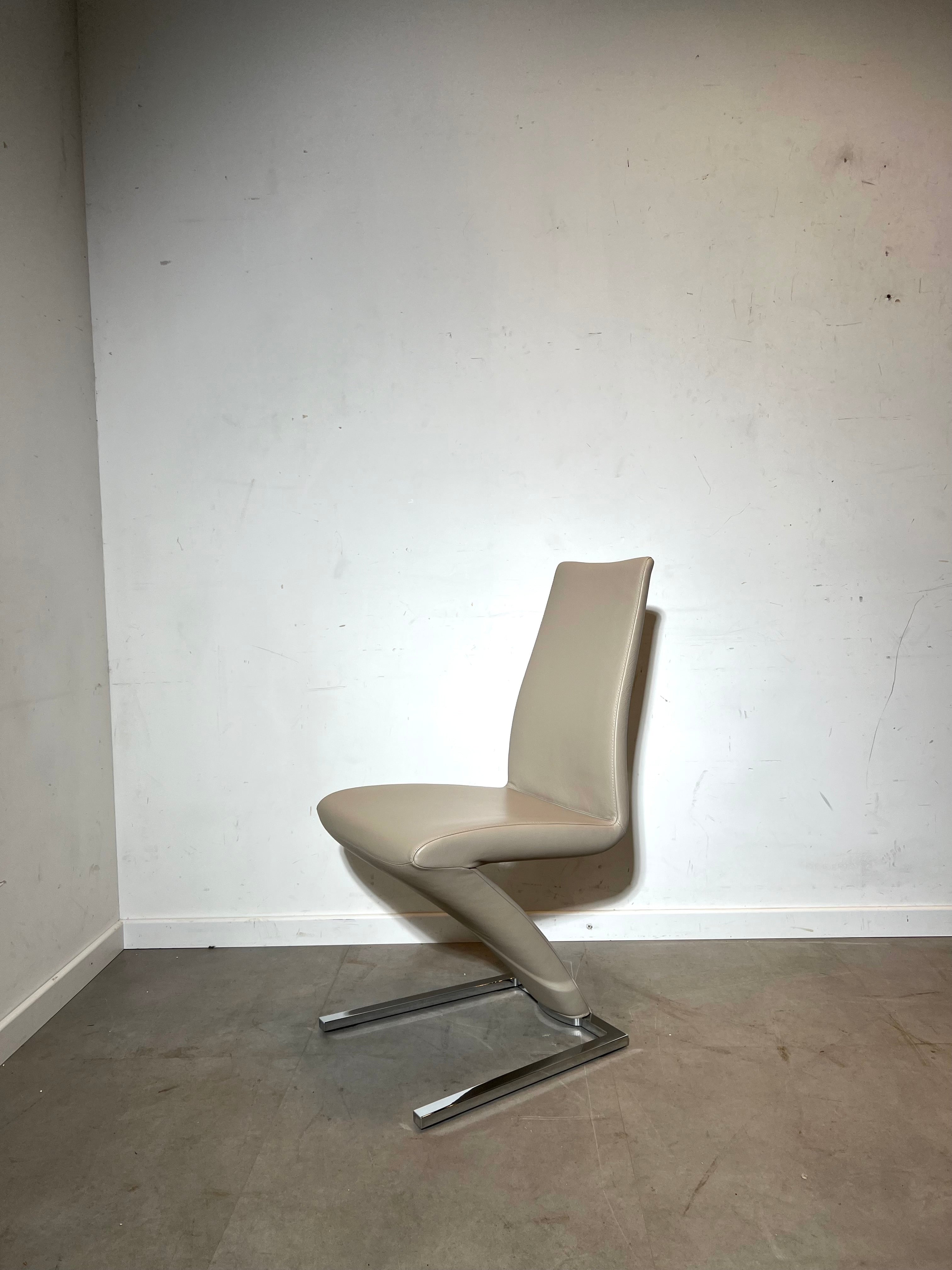 Set of 6 Rolf Benz Designer Dining Chairs