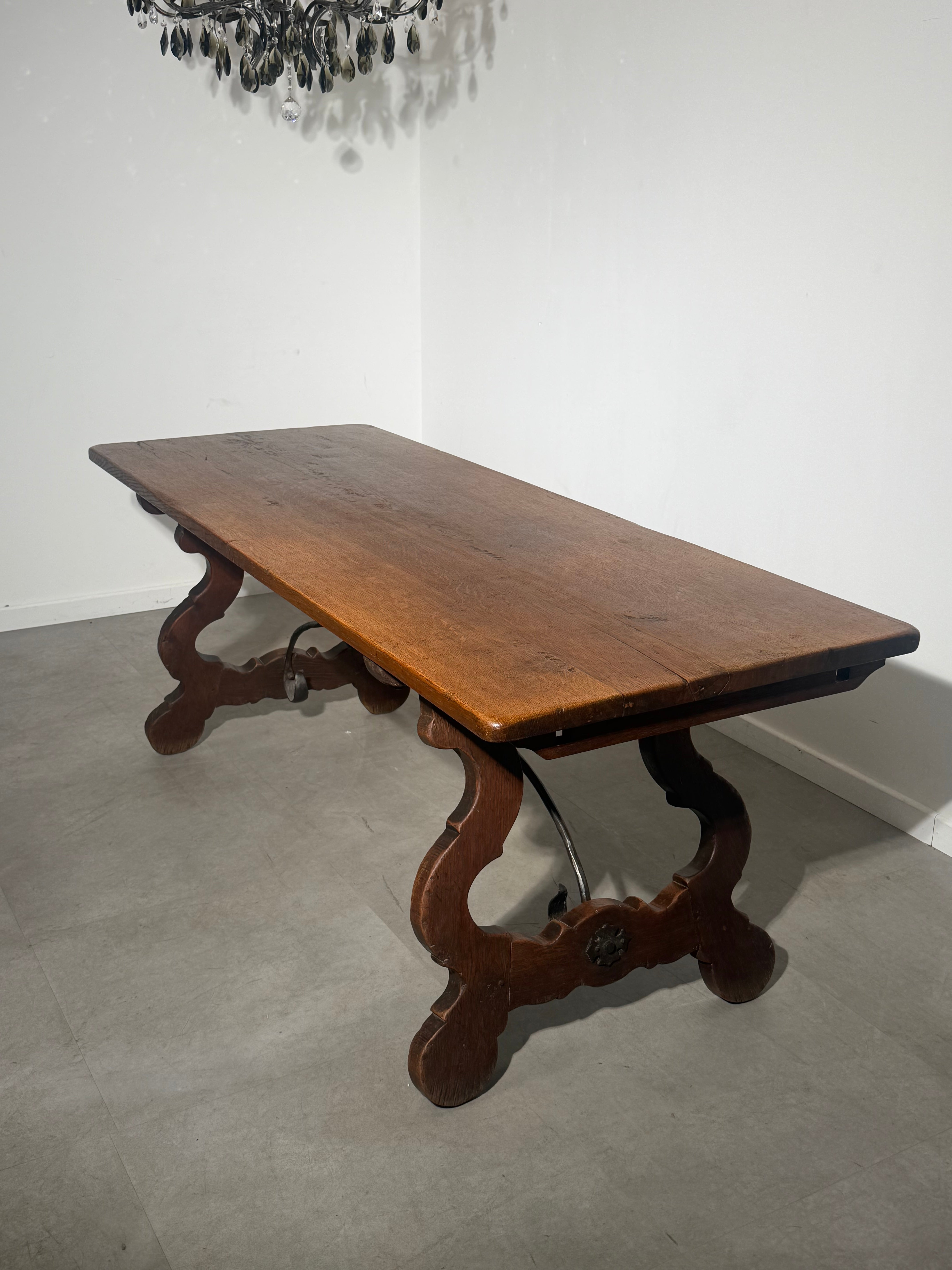 18th Century Solid Oak Dining Table