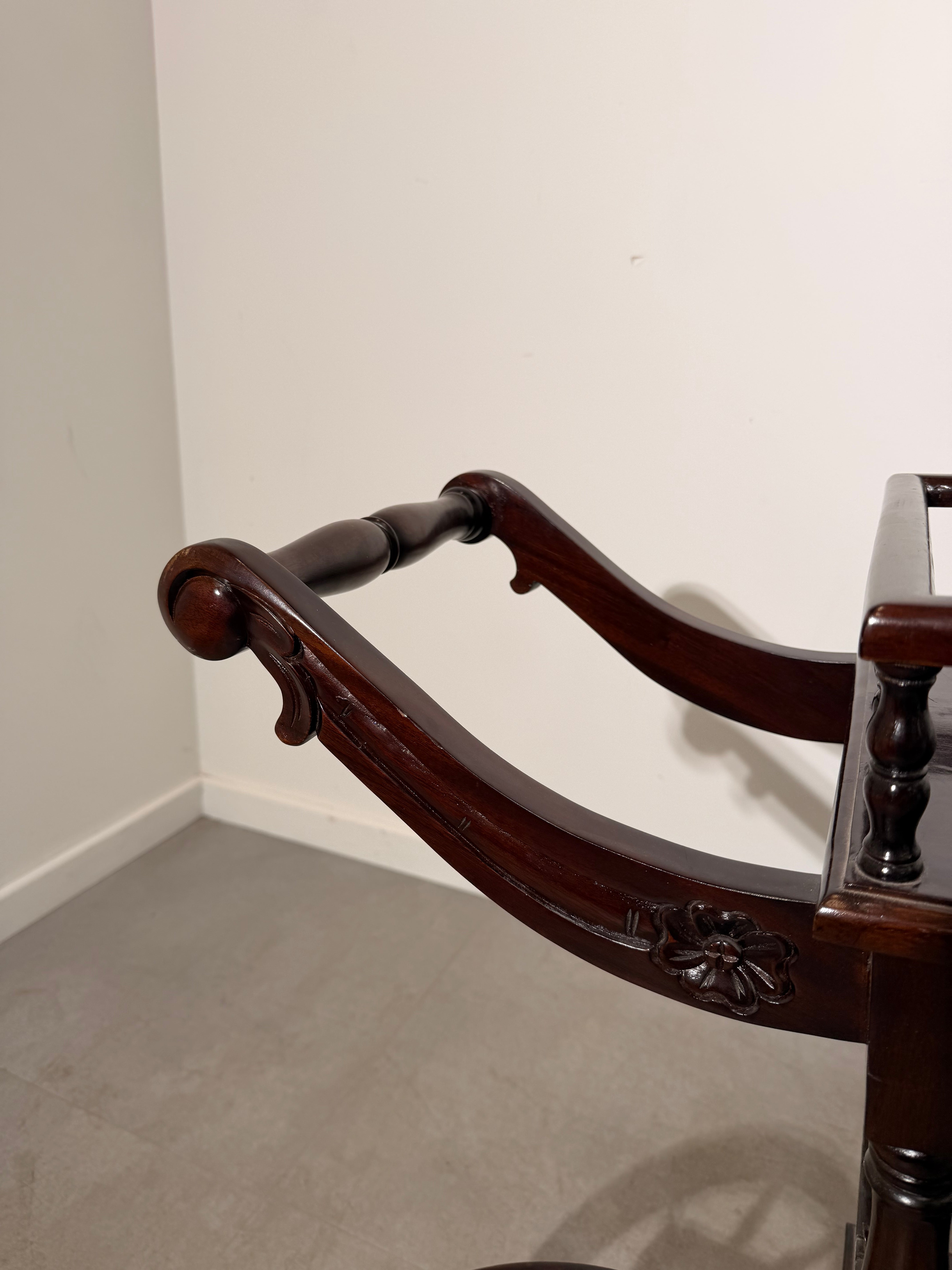 Mahogany Butler’s Drinks Trolley / Serving Cart