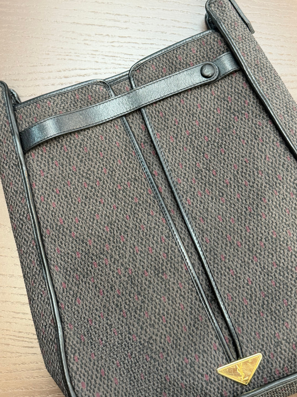 Vintage Yves Saint Laurent YSL Monogram Shoulder Bag