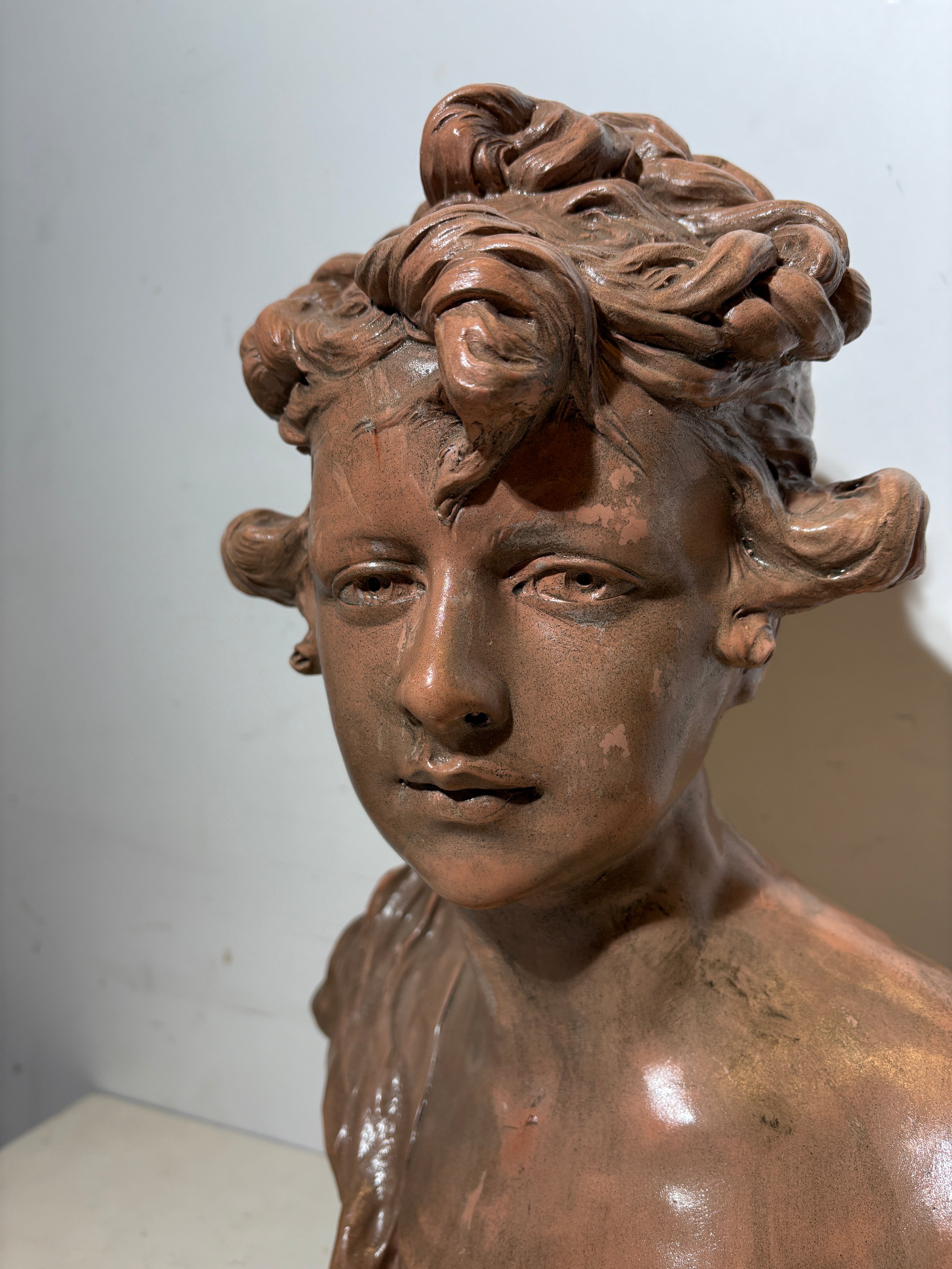 Antique Buste Art Nouveau