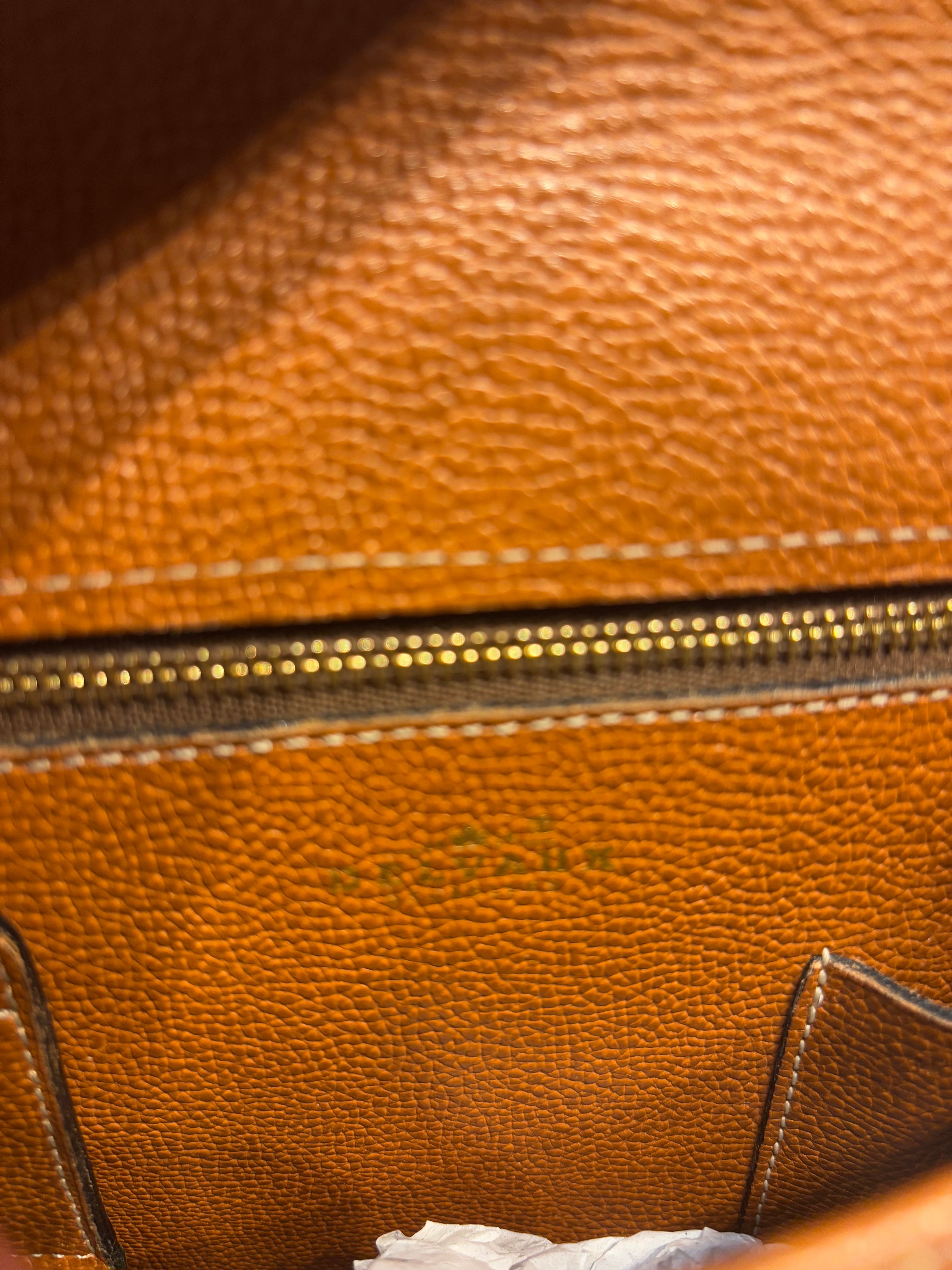 Delvaux “Rubis” Cognac Bag