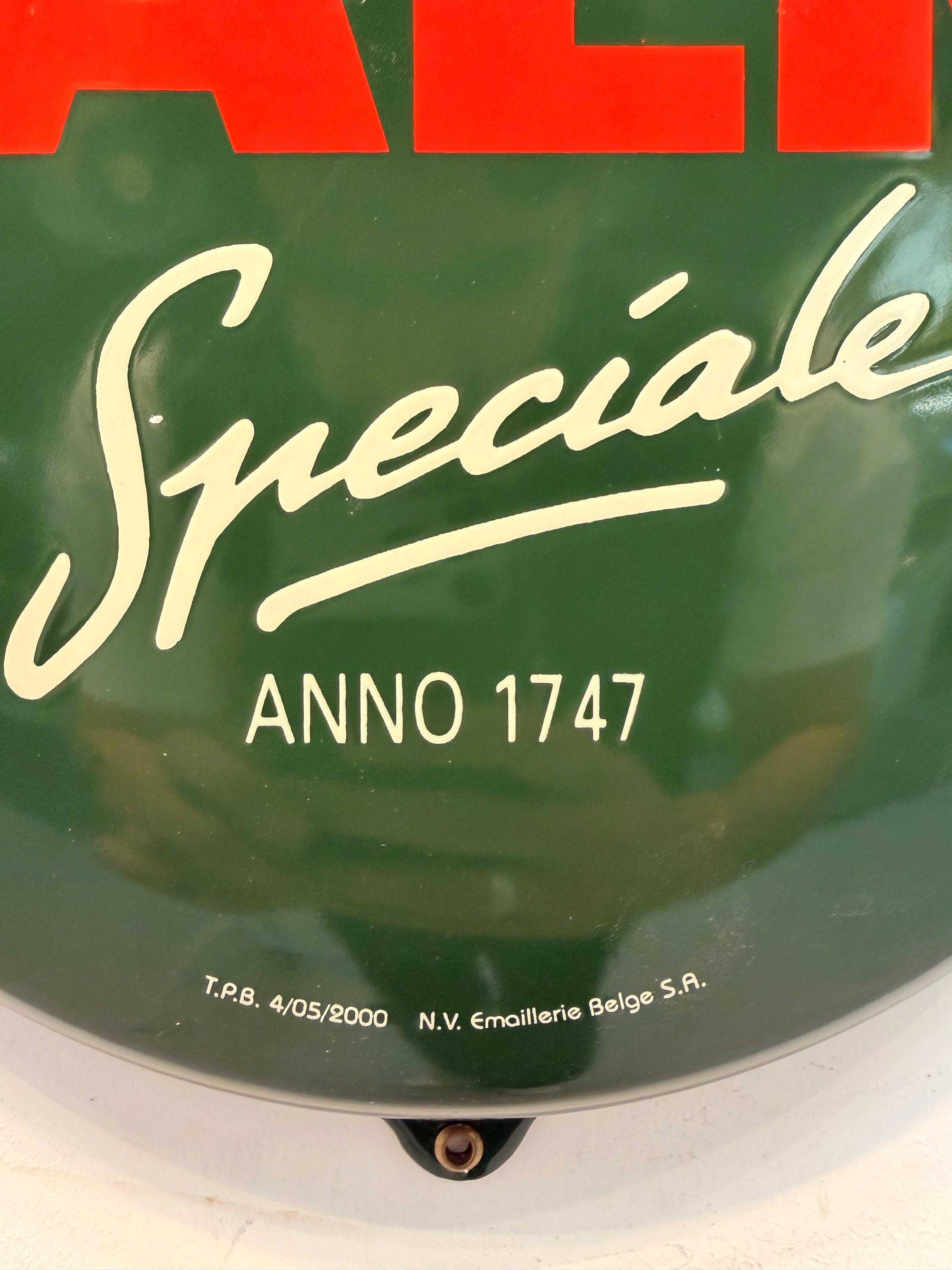 PALM Speciale Enameled Beer Advertising Sign