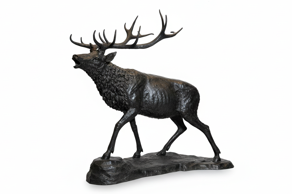 Monumental Bronze Stag Sculpture 175cm