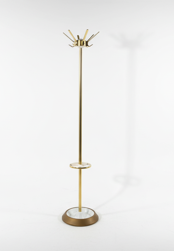 Vintage Brass Coat Stand