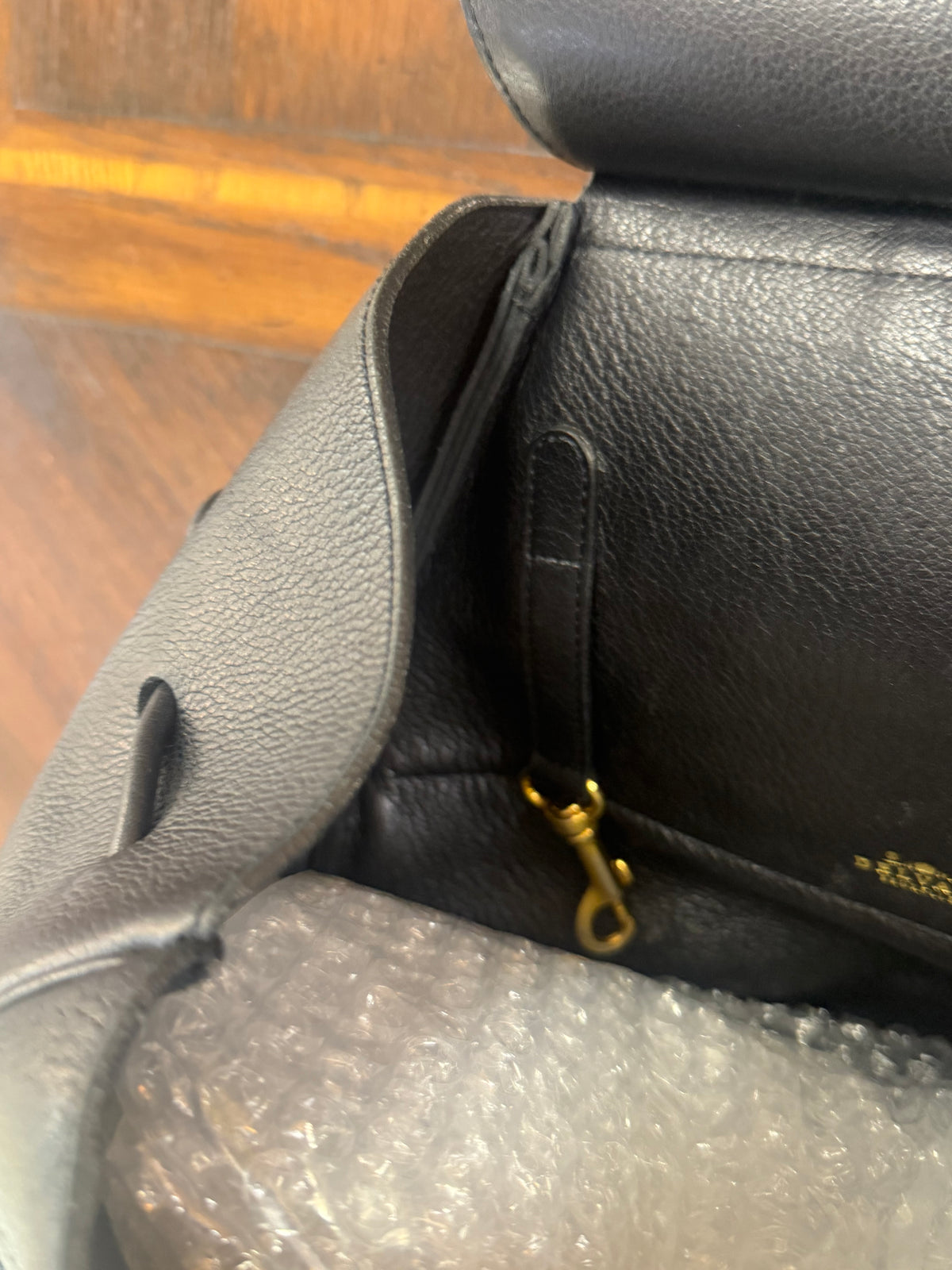 Delvaux Lucifer GM – Black Leather Backpack