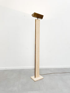Travertine floorlamp by Camille Breesch 1970’s