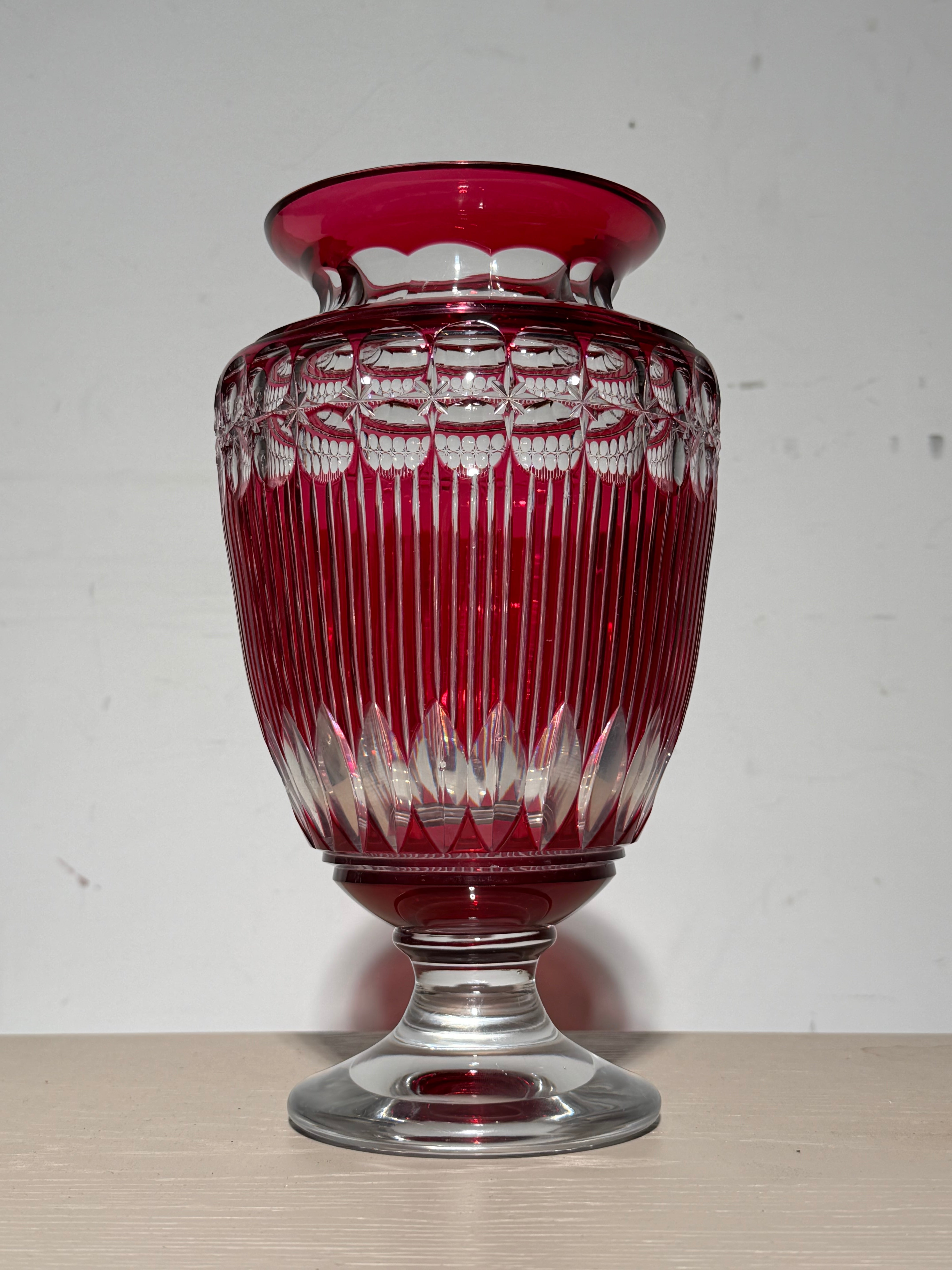 Val St Lambert kristallen vaas - "Antinéa” - 1926 Art Deco