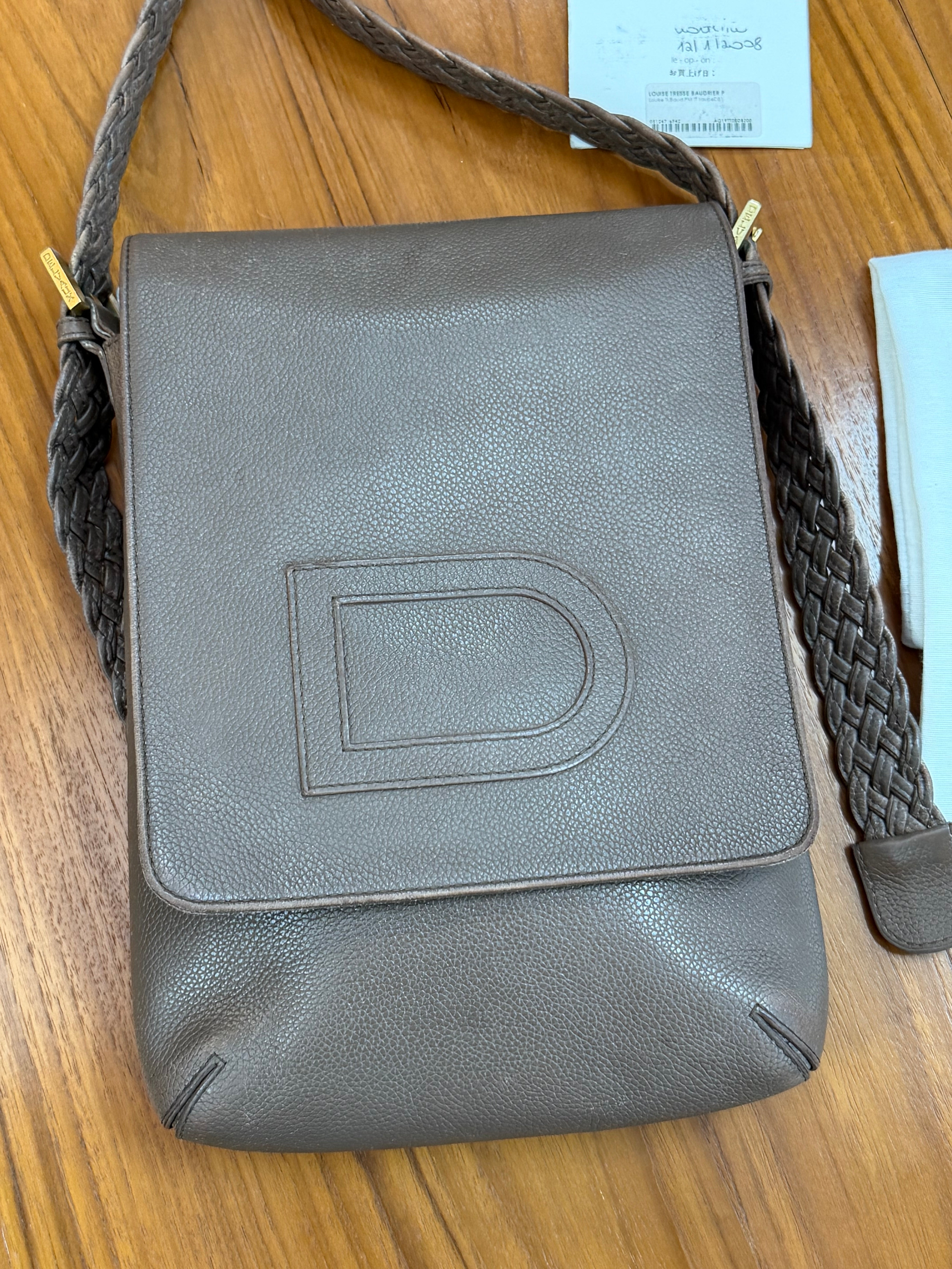 Delvaux Louise Tressé Baudrier PM