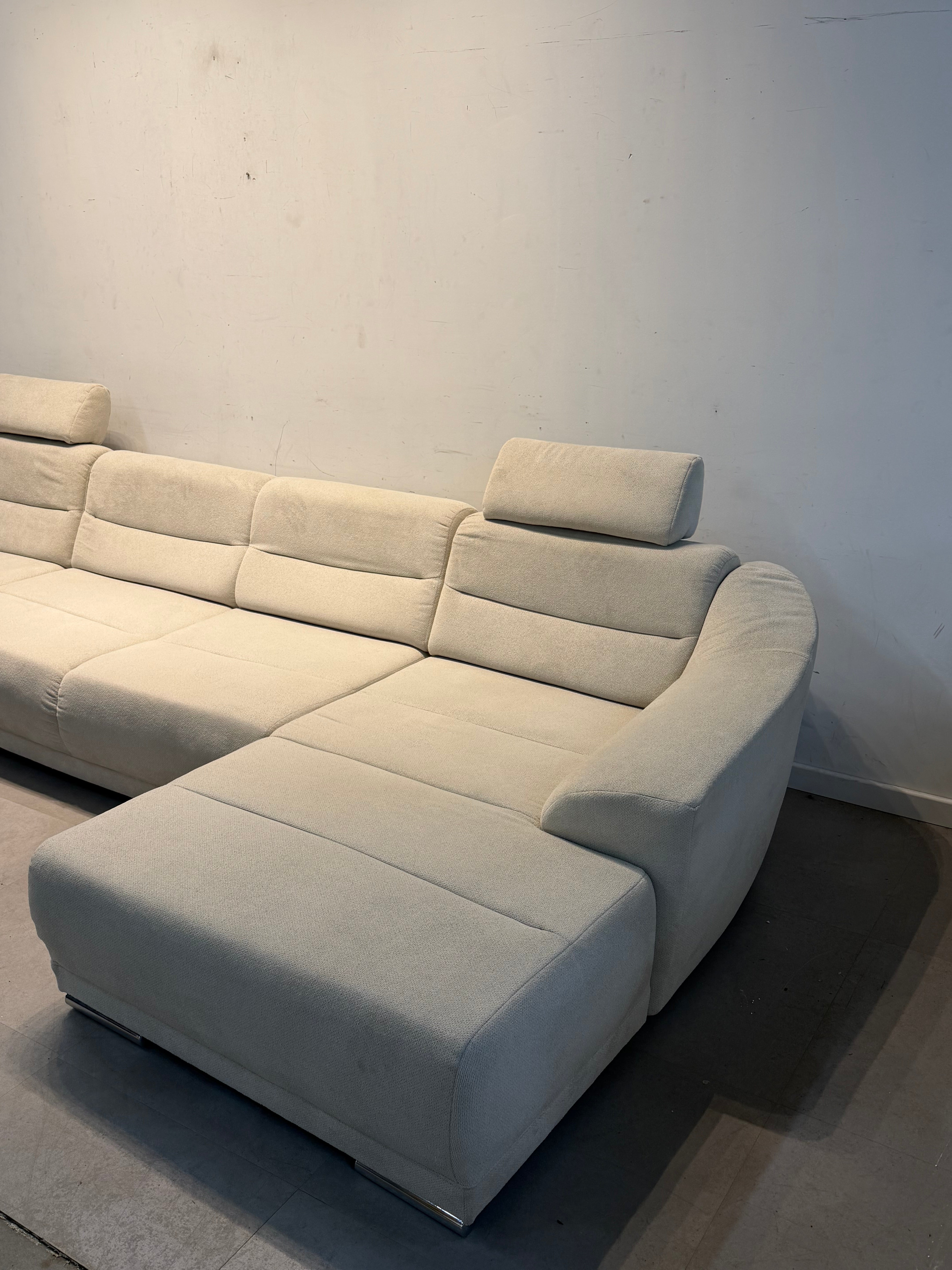 Beige XL Corner Sofa – 360 × 230 × 92 cm