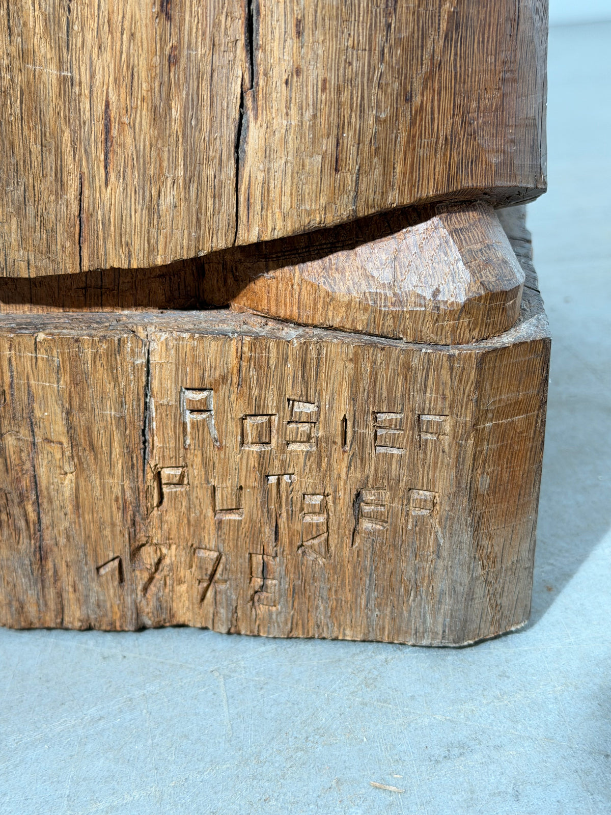Rutger Rosier – Carved Wooden Female Sculpture XL