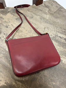 Delvaux “Starlette” Bordeaux crossbody bag