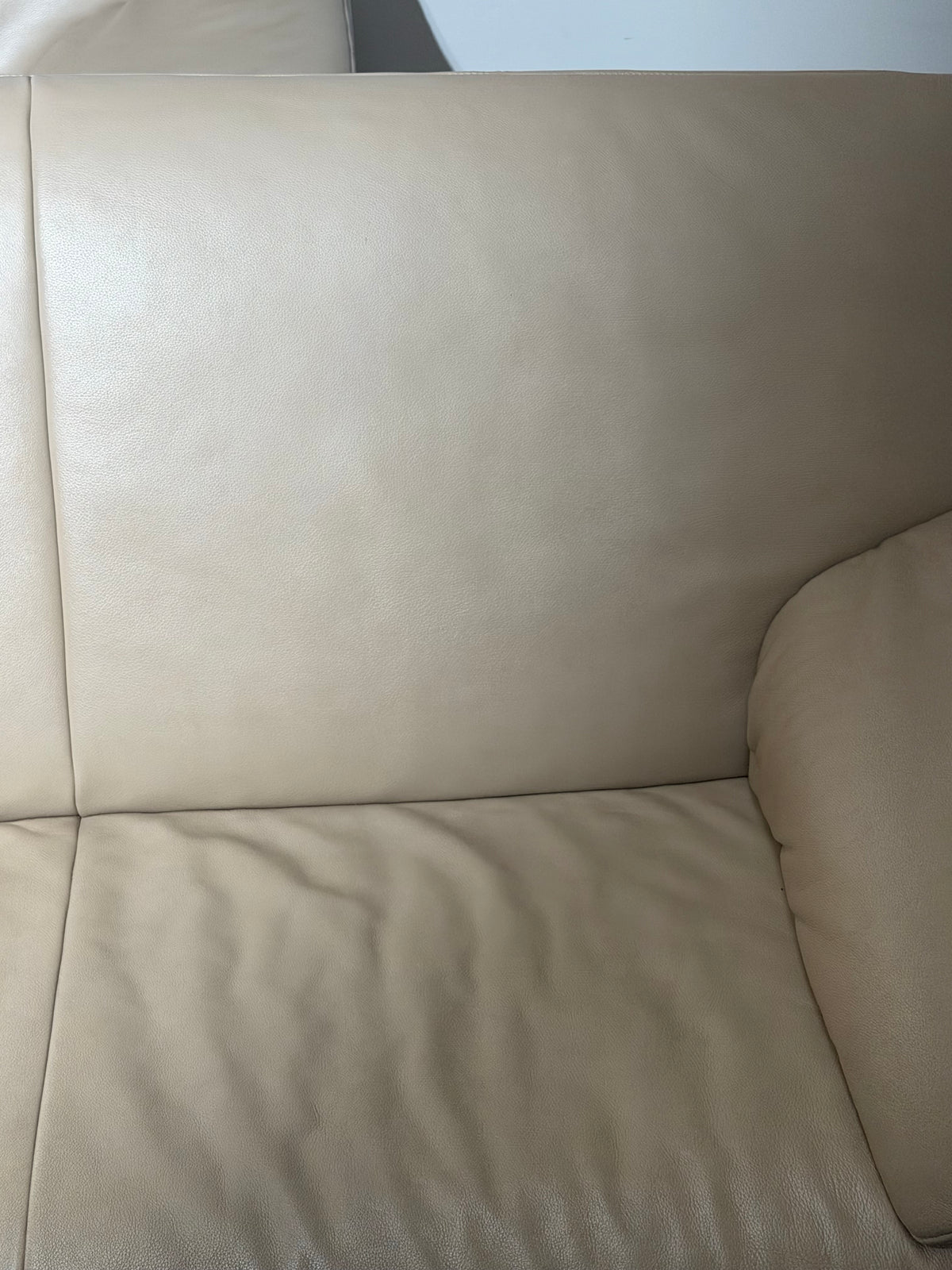 Jori Linea Sofa Set 3 + 2 Cream Leather