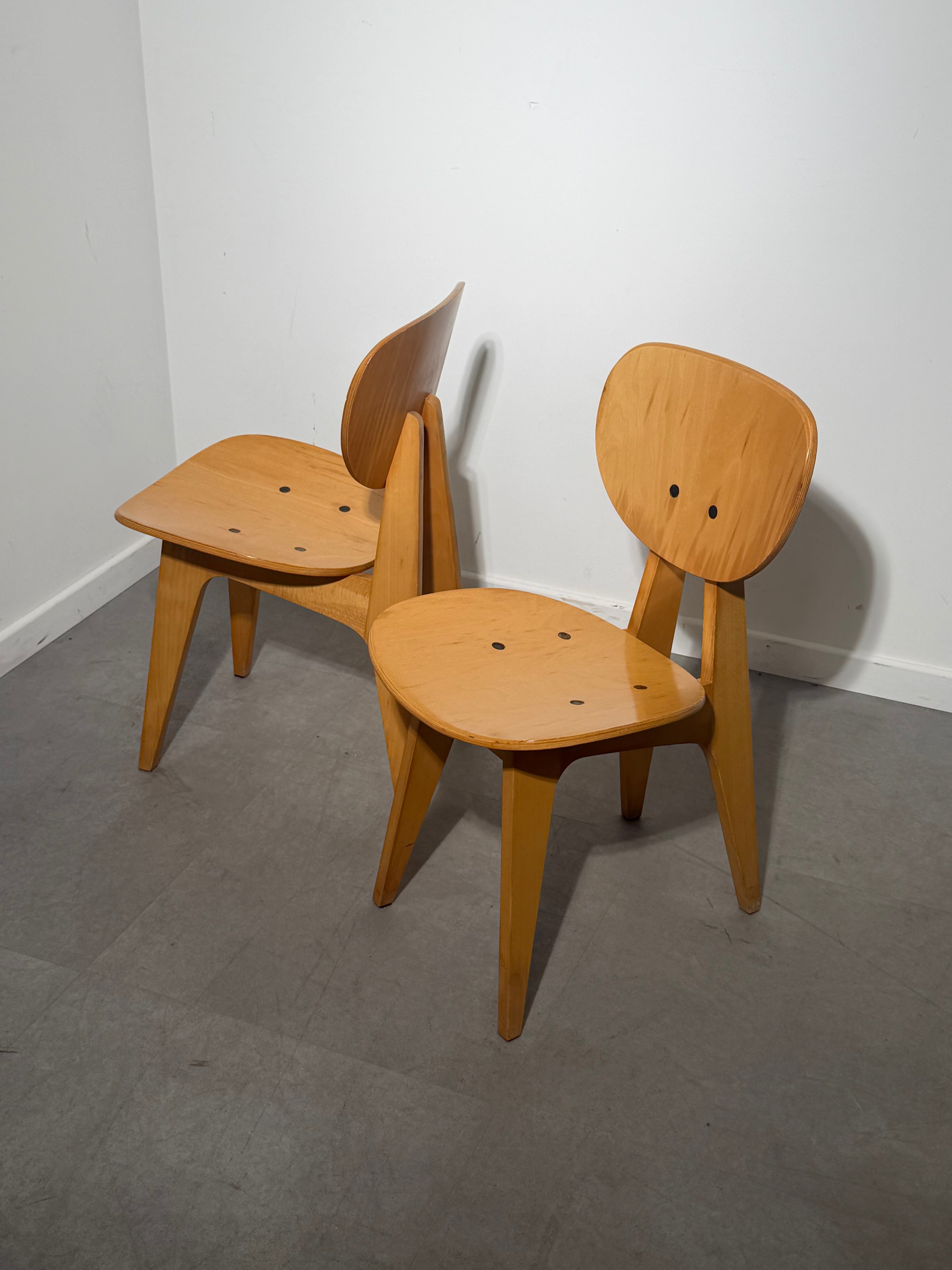 Vintage Junzo Sakakura Model 3221 Chairs for Tendo Mokko – Japan, 1950s - Pair