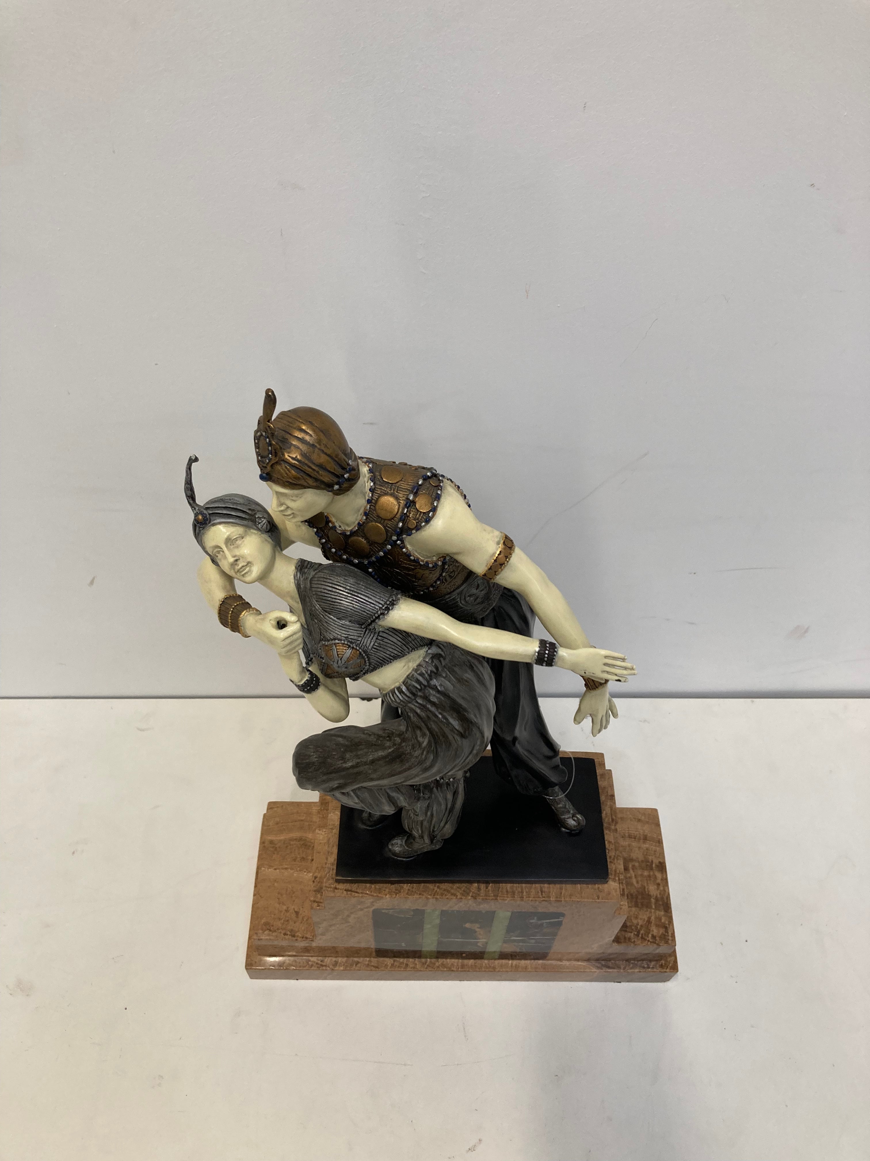 Bronze Statue Persian Dance