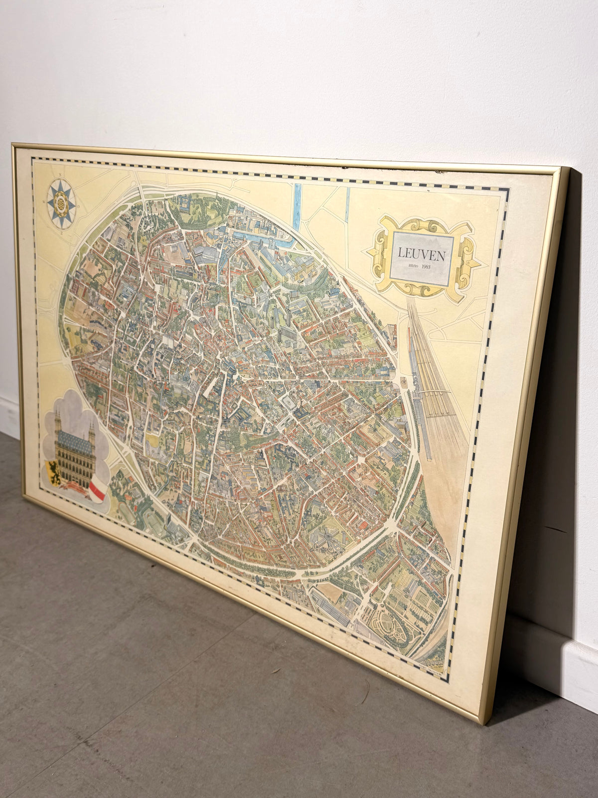 Illustrated City Map of Leuven – Anno 1983